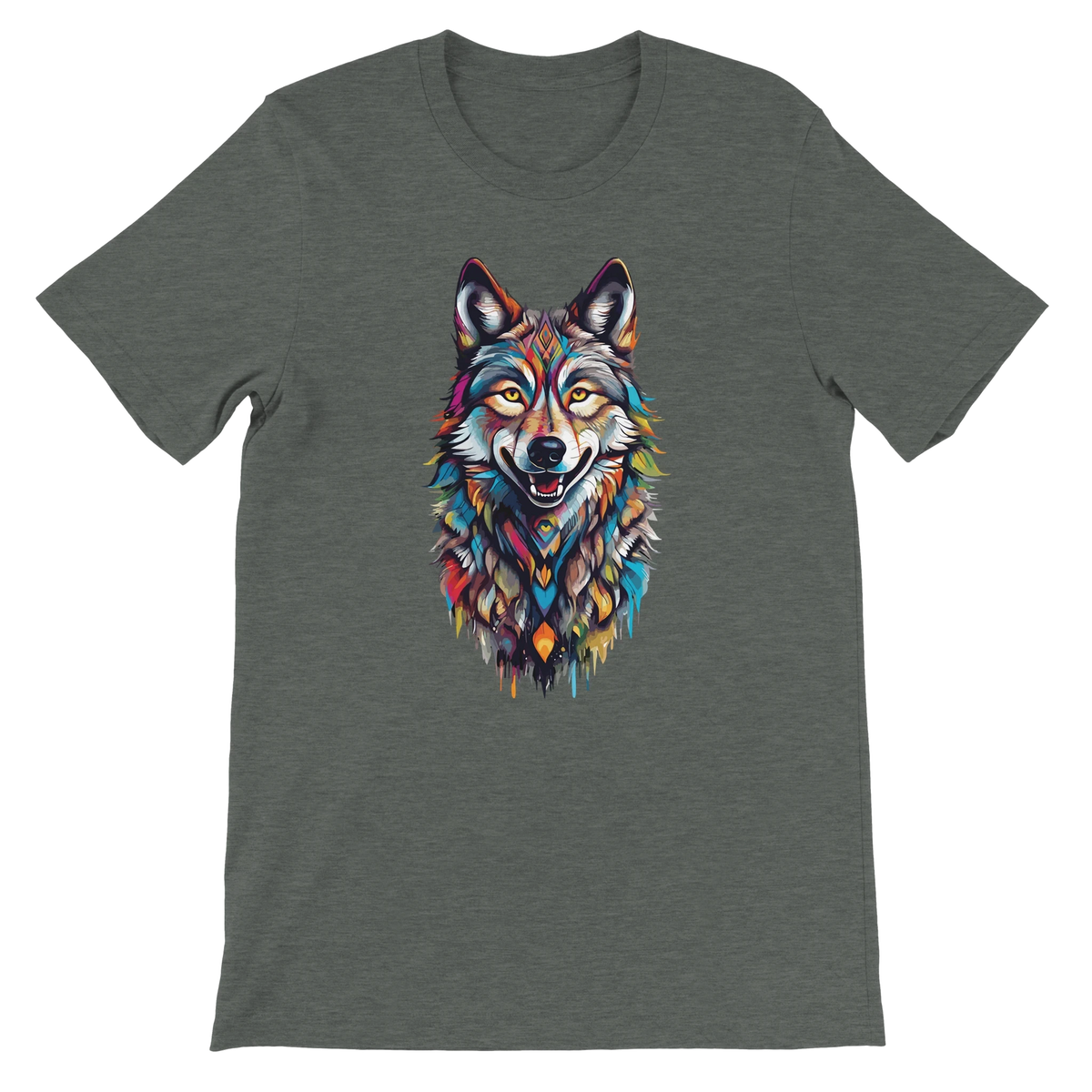 Cosmic Wolf Graphic T-Shirt