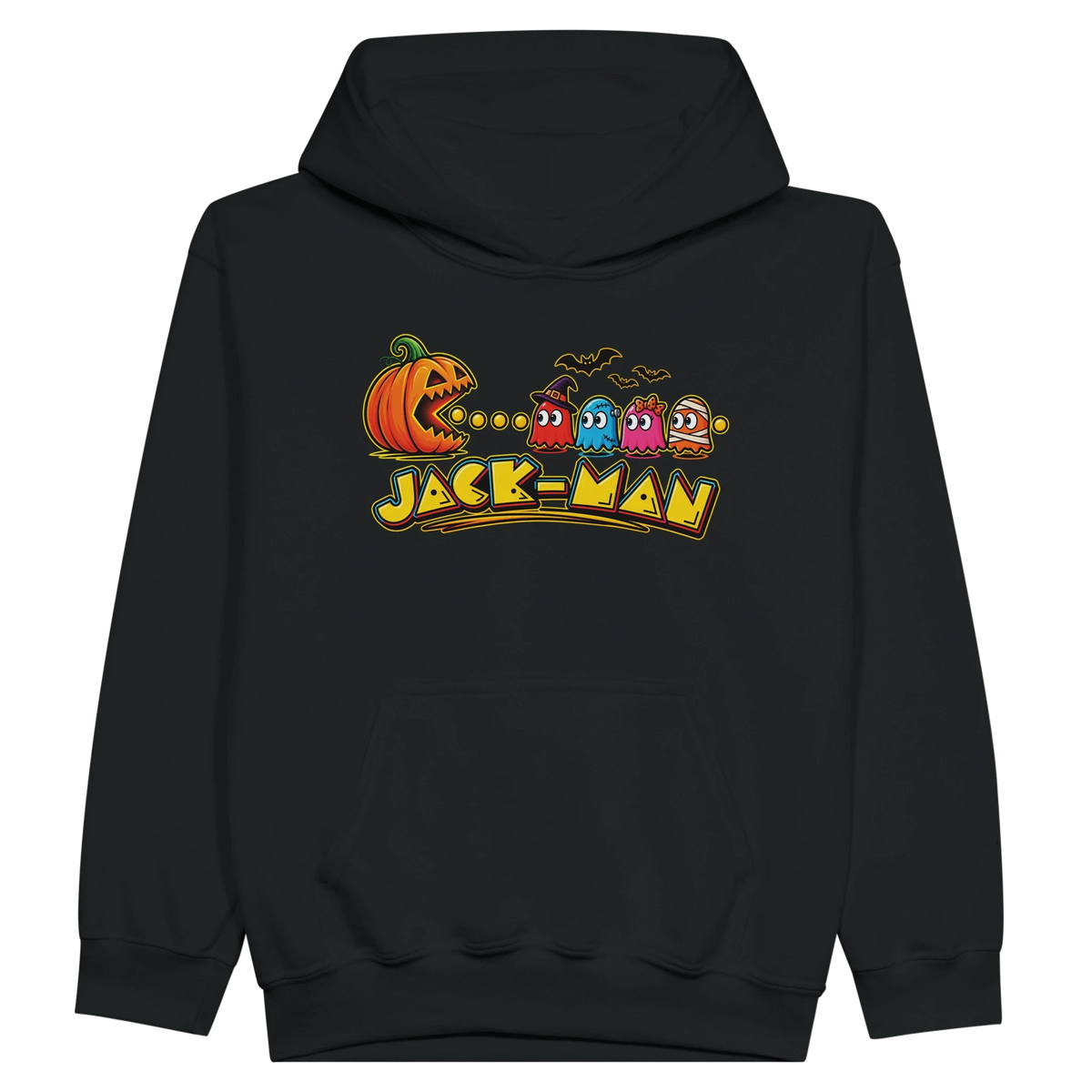 Jack-Man Halloween Kids Hoodie