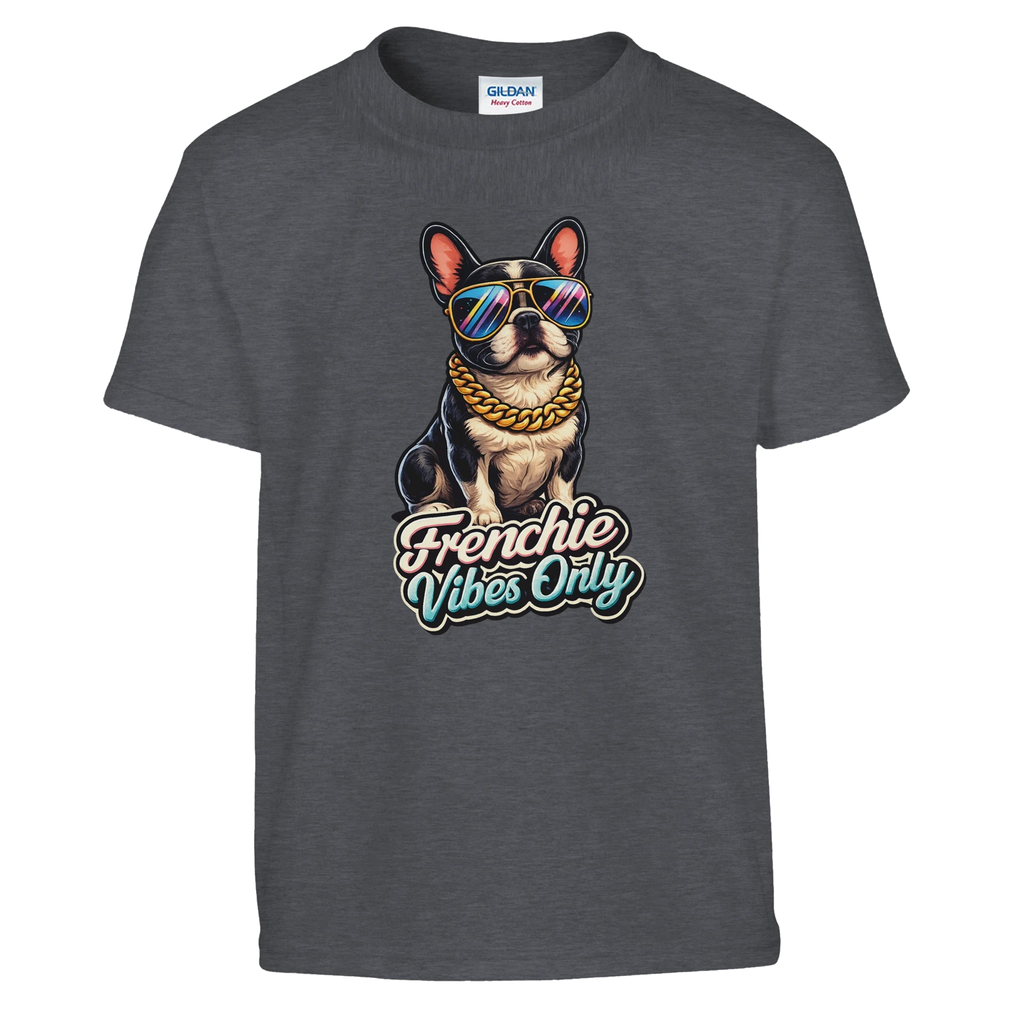 Kids Frenchie Vibes Only T-Shirt