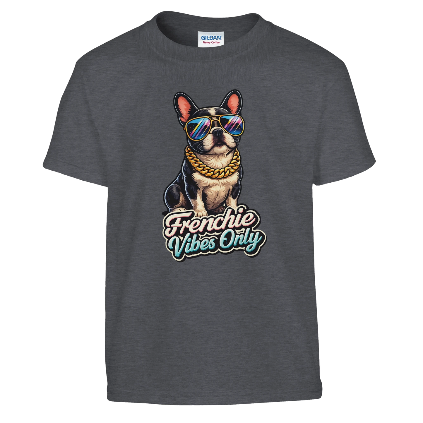 Kids Frenchie Vibes Only T-Shirt