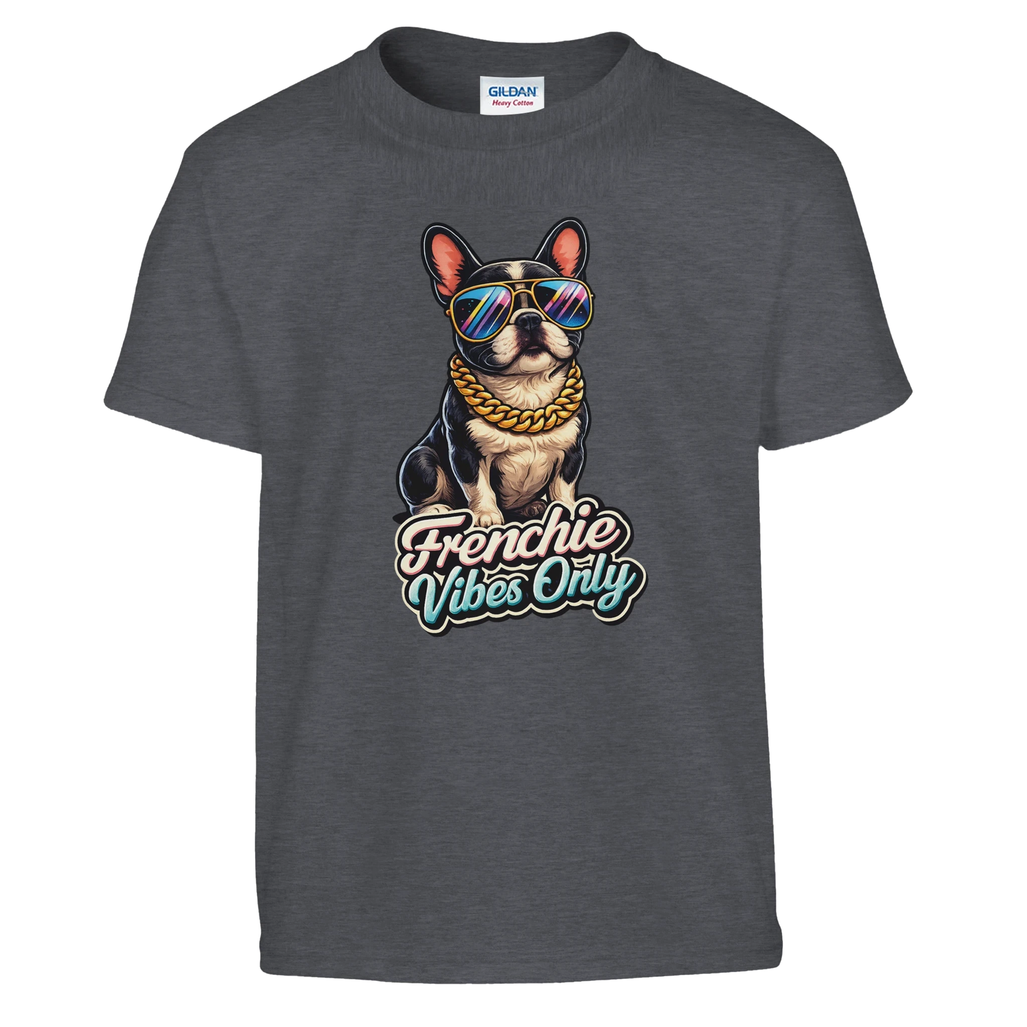 Kids Frenchie Vibes Only T-Shirt