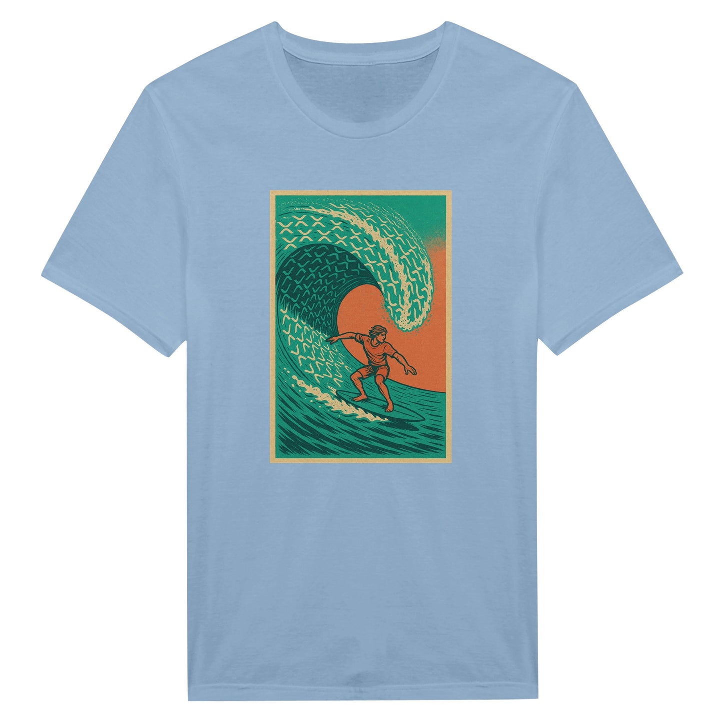XRP Wave Shirt – Retro Surf Crypto Beach Tee - F4 Custom Prints