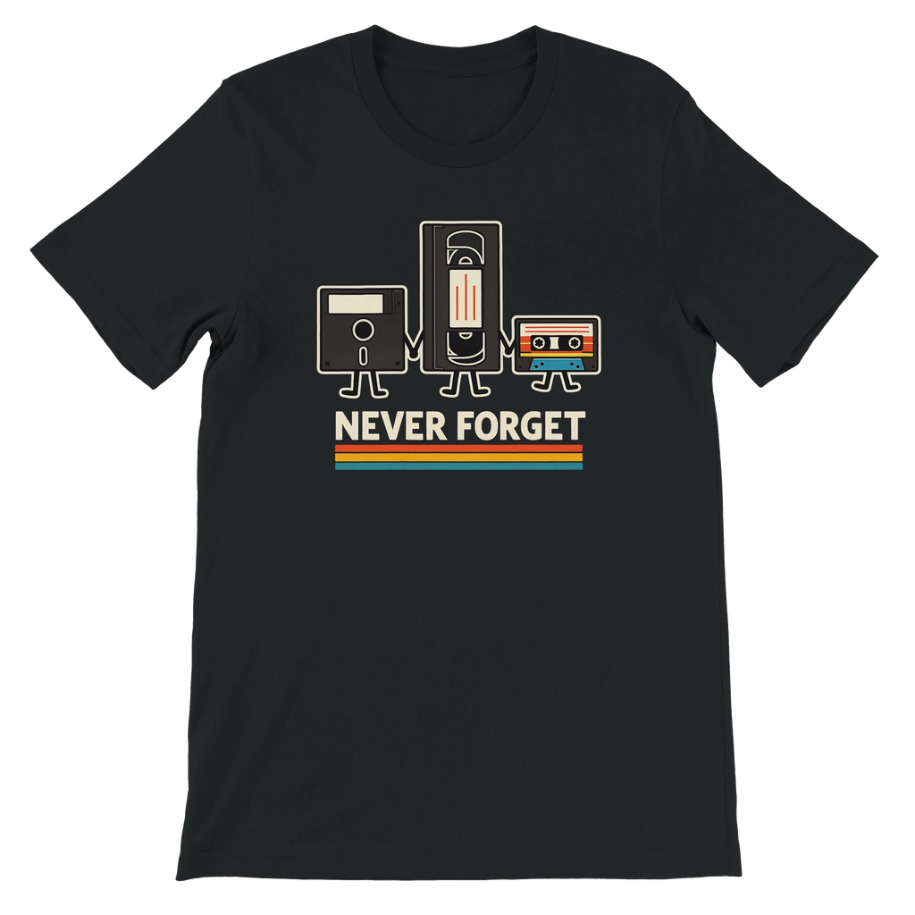 Retro Tech Squad Never Forget T-Shirt