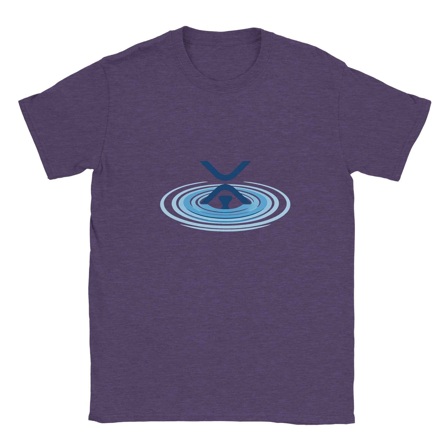 XRP Ripple T-Shirt – Ripple Effect Crypto Design in Your Choice of Eleven Shades