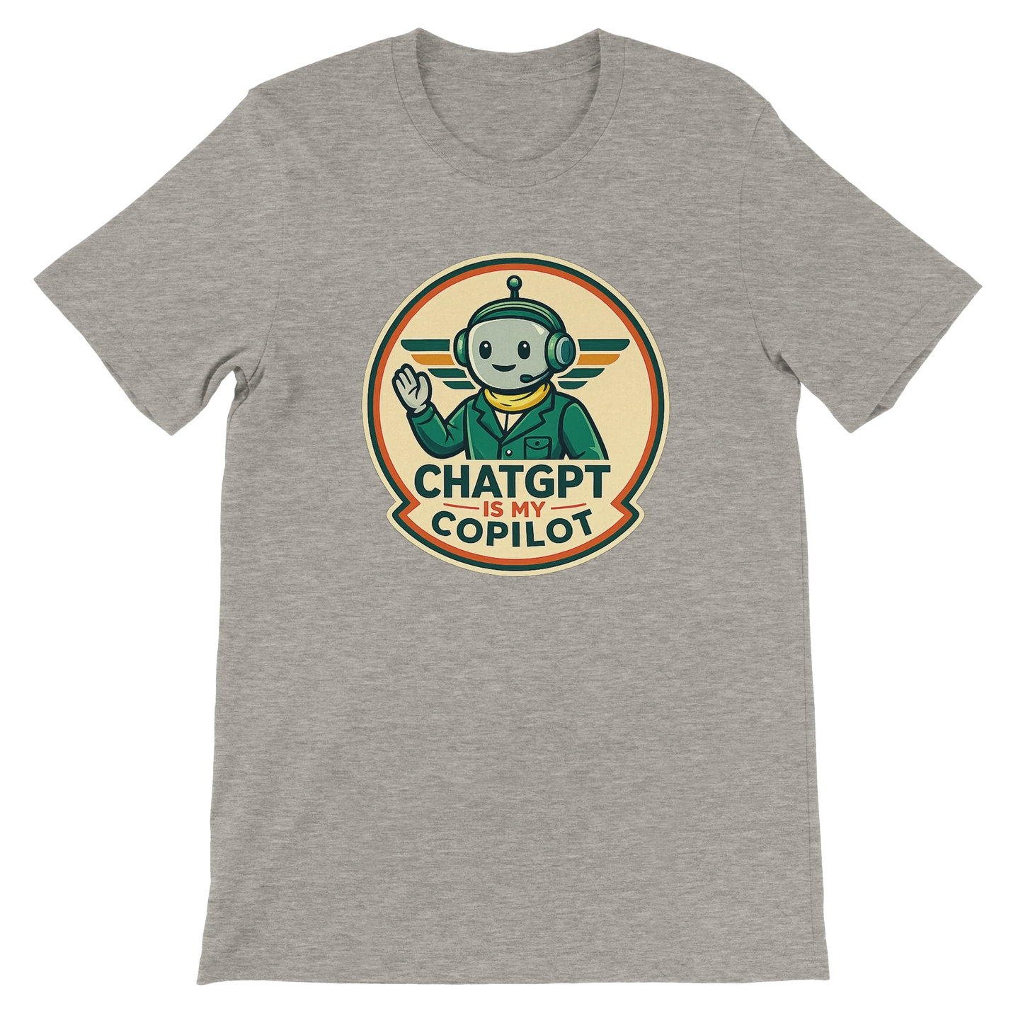 AI Co-Pilot Retro Tech T-Shirt