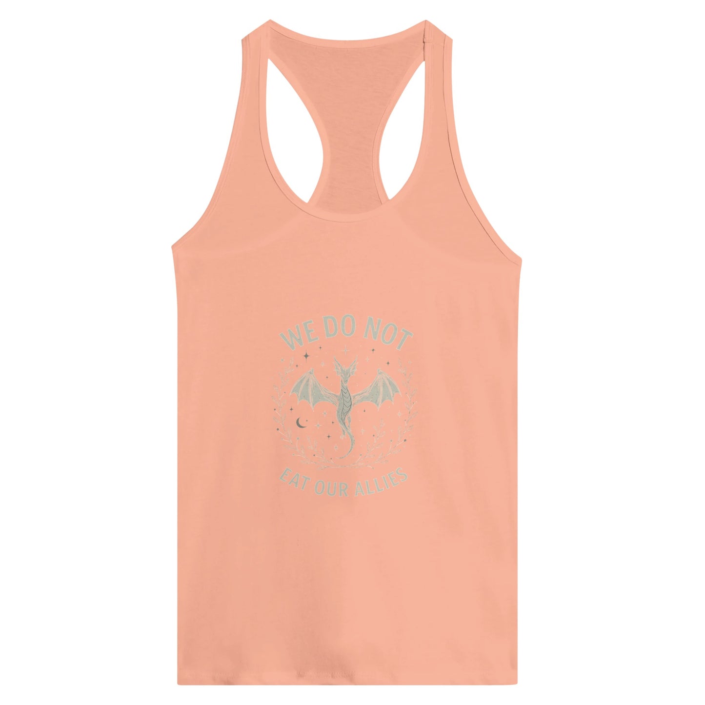 Forth Wing Quote Women’s Racerback Tank – Dragon Alliance Fantasy Top - F4 Custom Prints