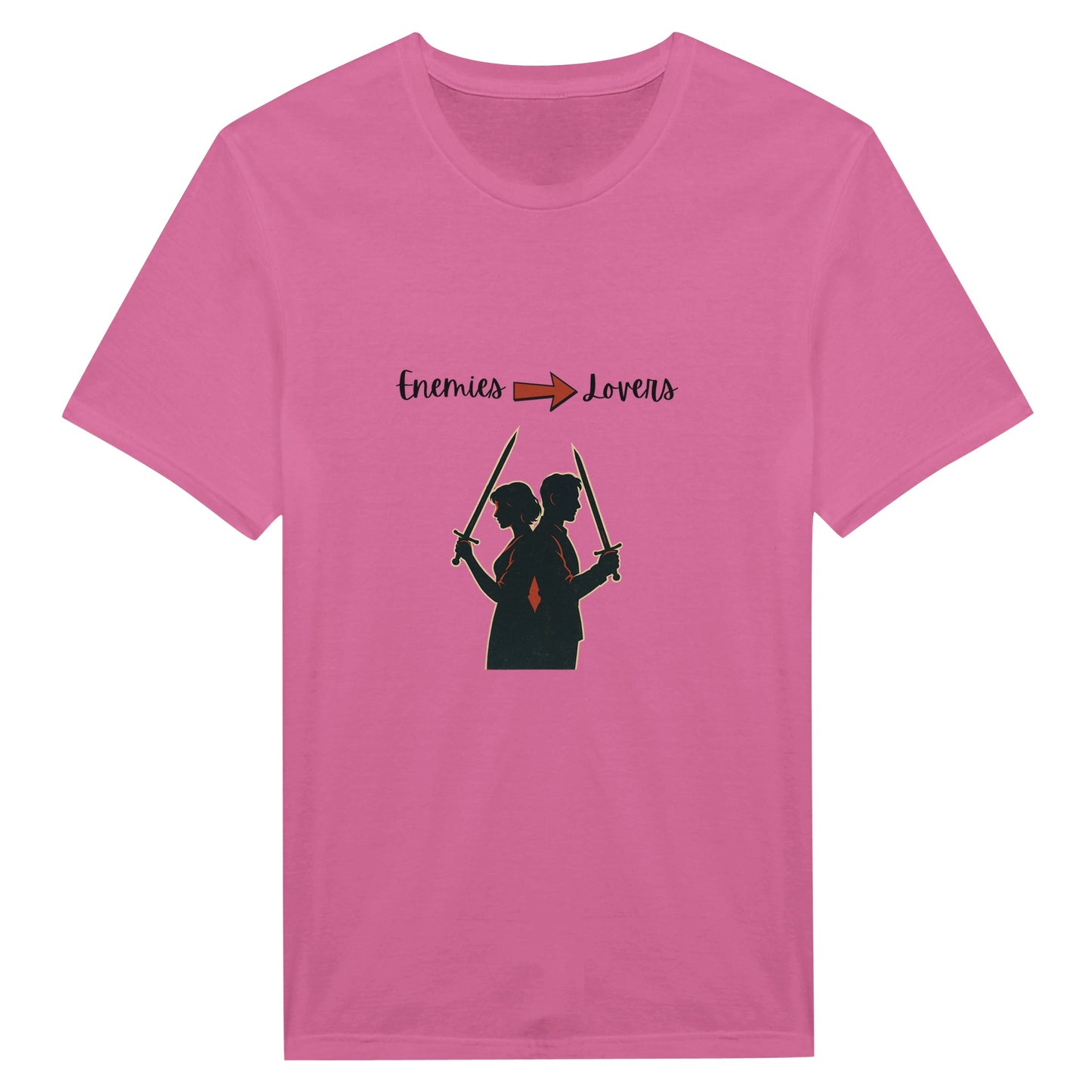 Enemies to Lovers Shirt – Warrior Couple Retro Grunge Tee - F4 Custom Prints