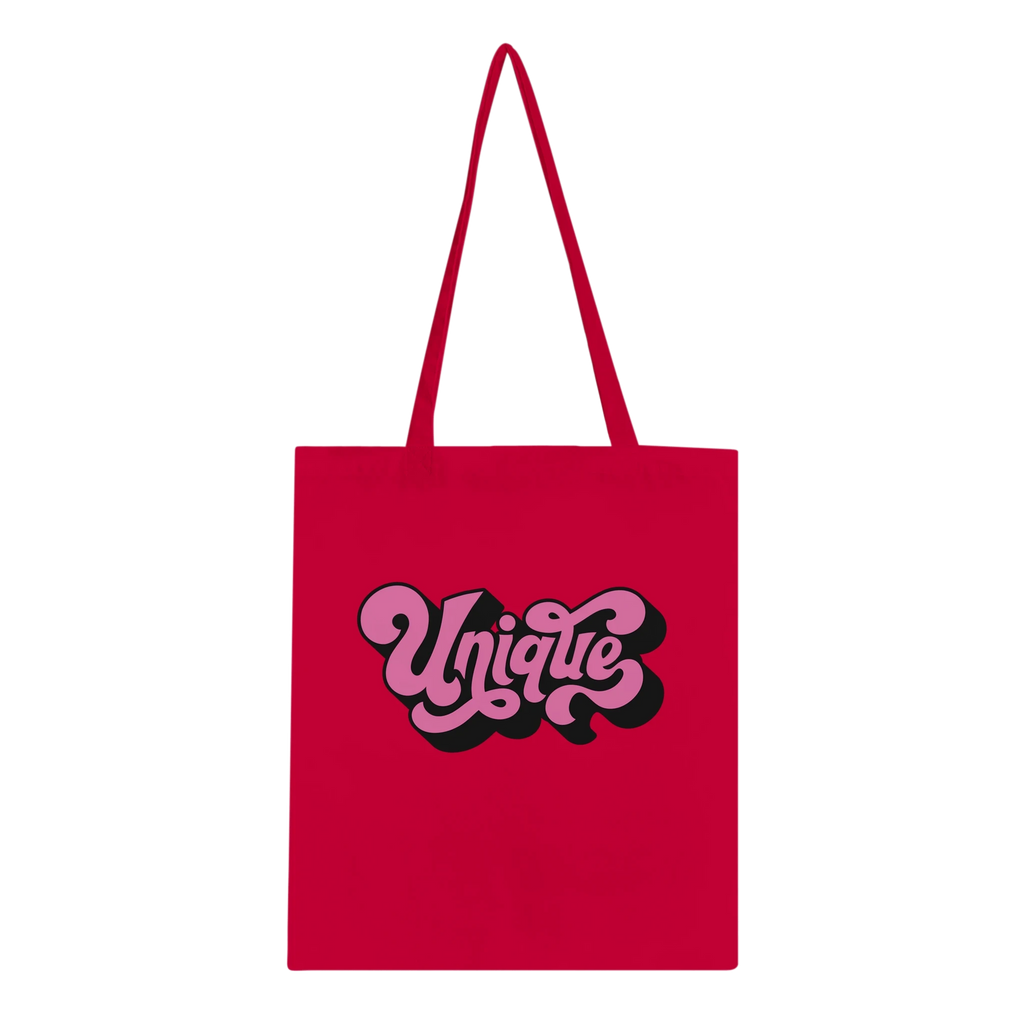 Unique Script Tote Bag