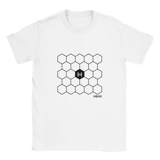 Hedera Hashgraph (HBAR) T-Shirt – Decentralized Hex Grid Design