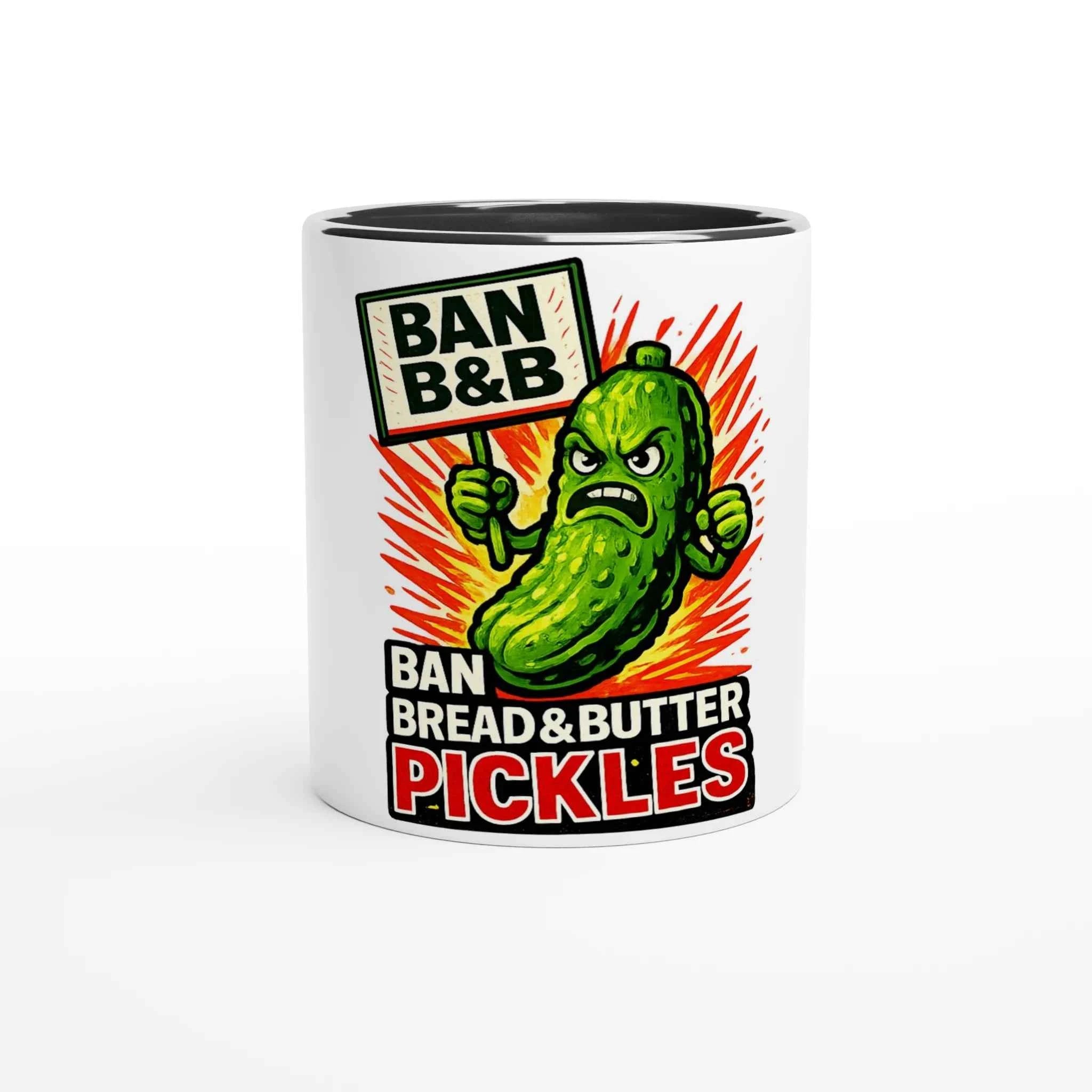 Ban B&B Pickle 11oz Coffee Mug with Color Inside