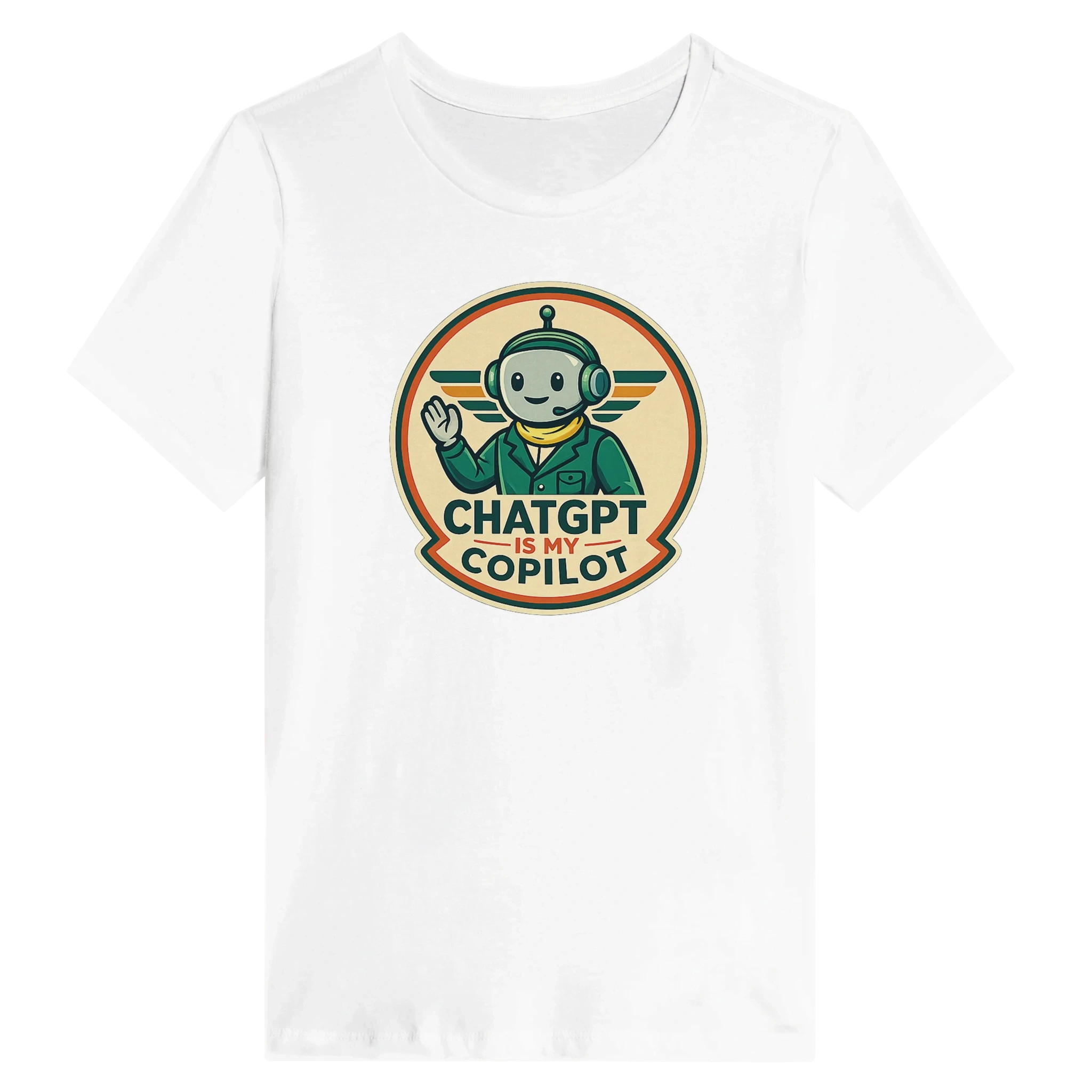 Women’s AI Co-Pilot Retro Tech T-Shirt