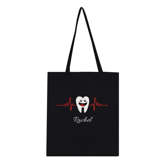 Dental Tooth Flag Personalized Tote Bag
