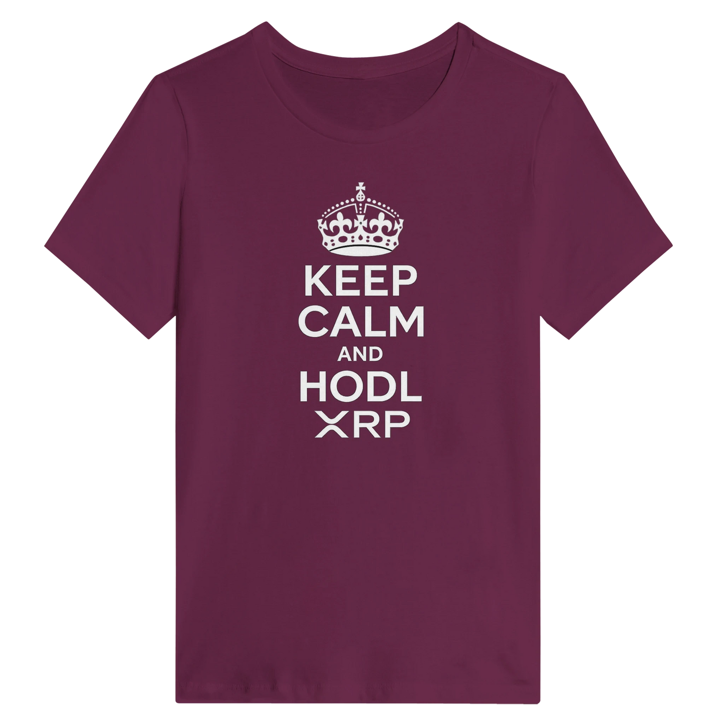 Women’s Keep Calm and HODL XRP T-Shirt