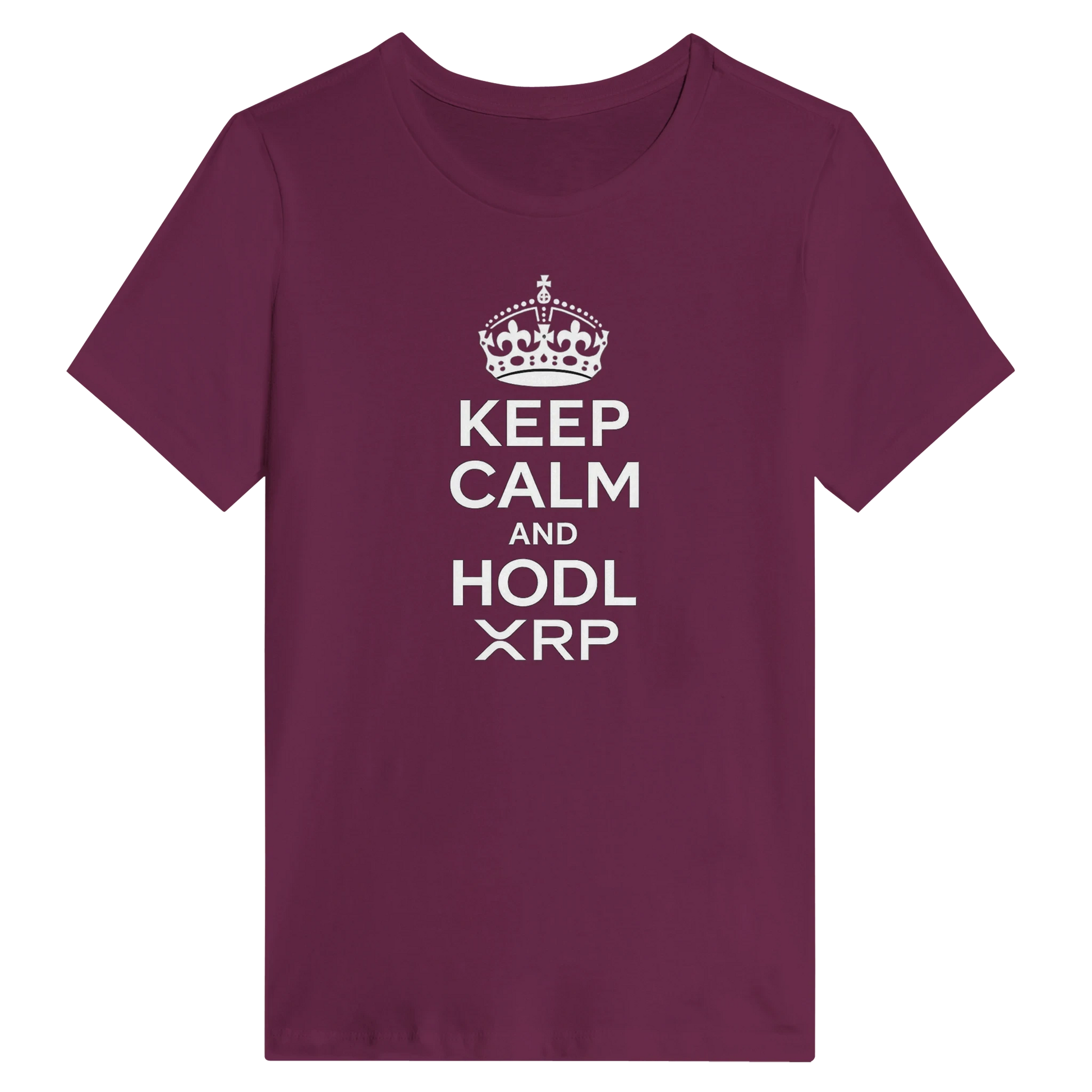 Women’s Keep Calm and HODL XRP T-Shirt