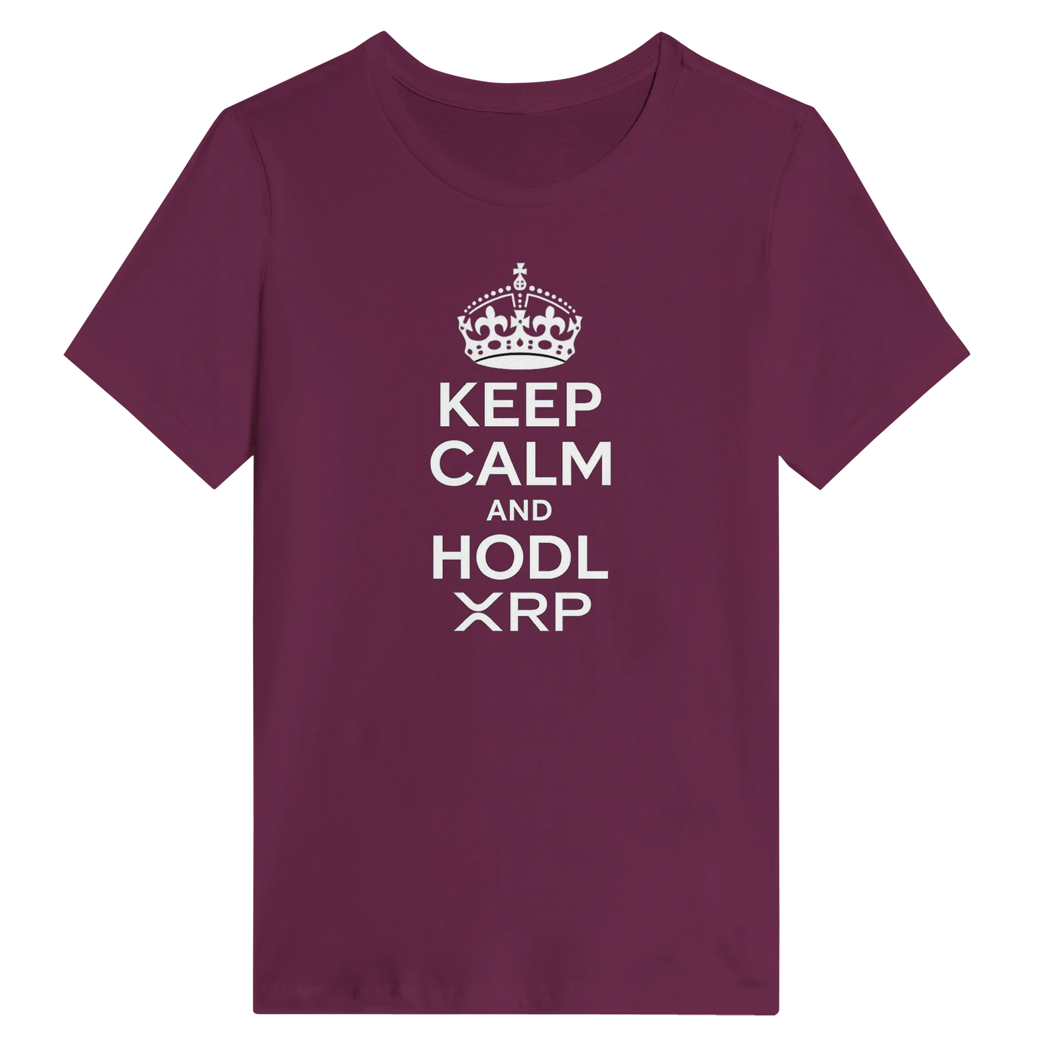 Women’s Keep Calm and HODL XRP T-Shirt