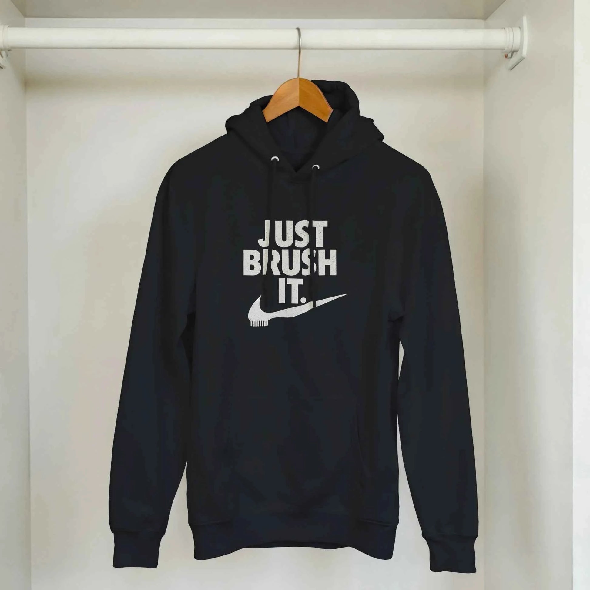 Just Brush It T-Shirt & Hoodie – Funny Dental Humor Retro Design
