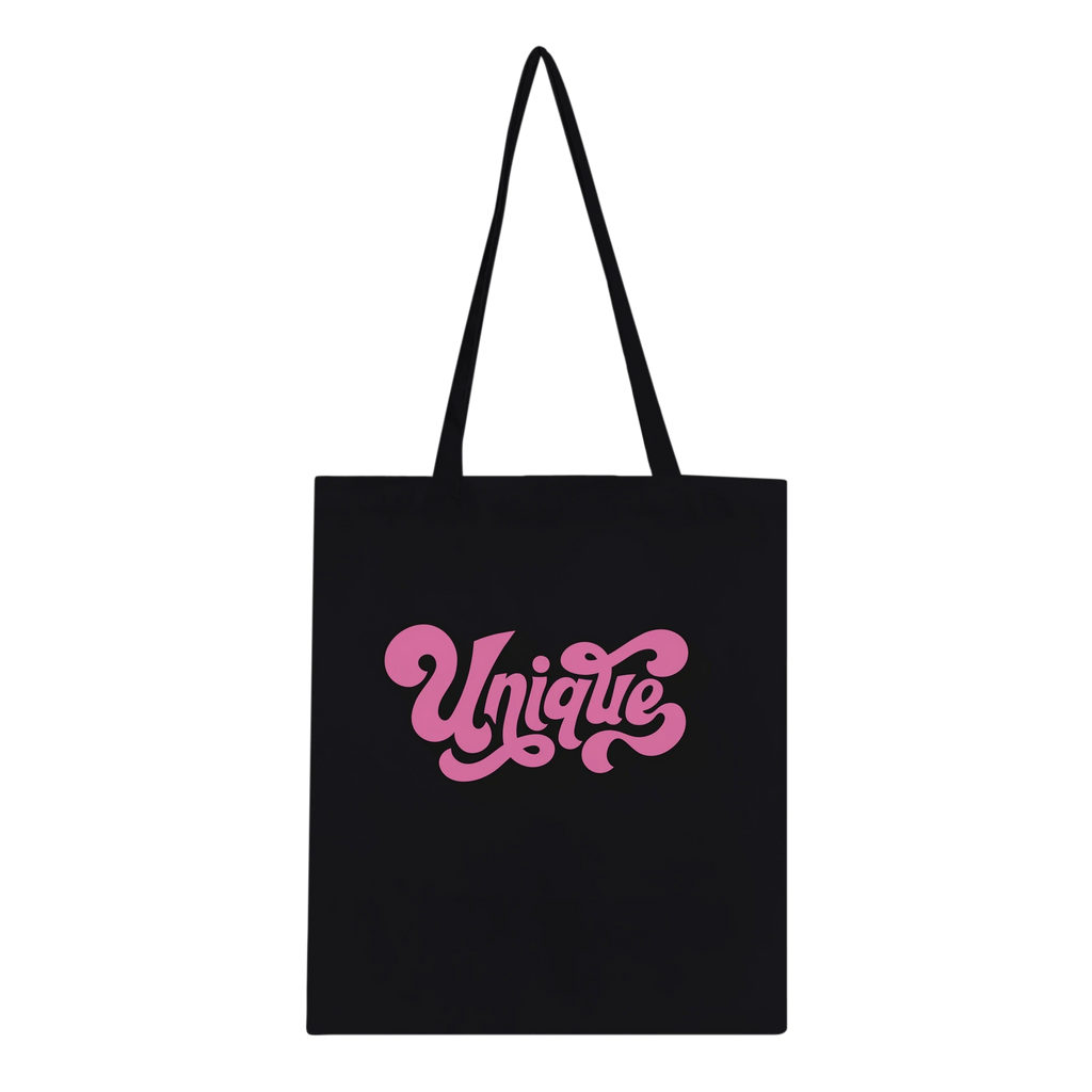 Unique Script Tote Bag