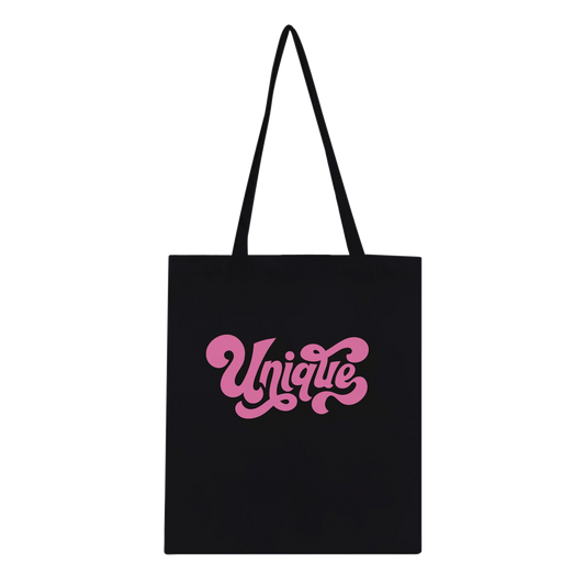 Unique Script Tote Bag