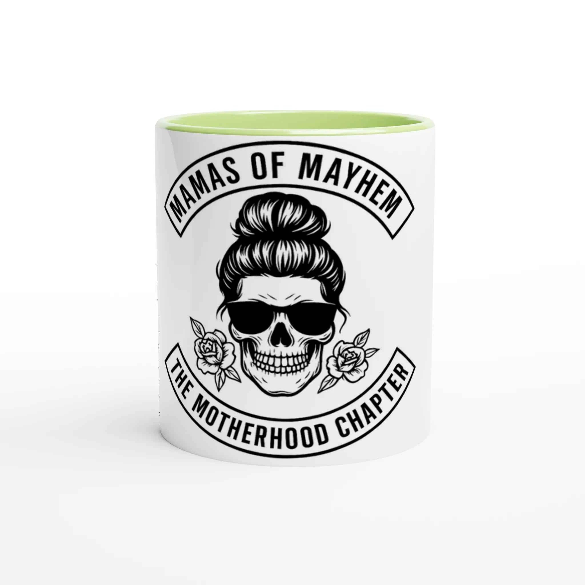 Mamas of Mayhem MC 11oz Coffee Mug with Color Inside