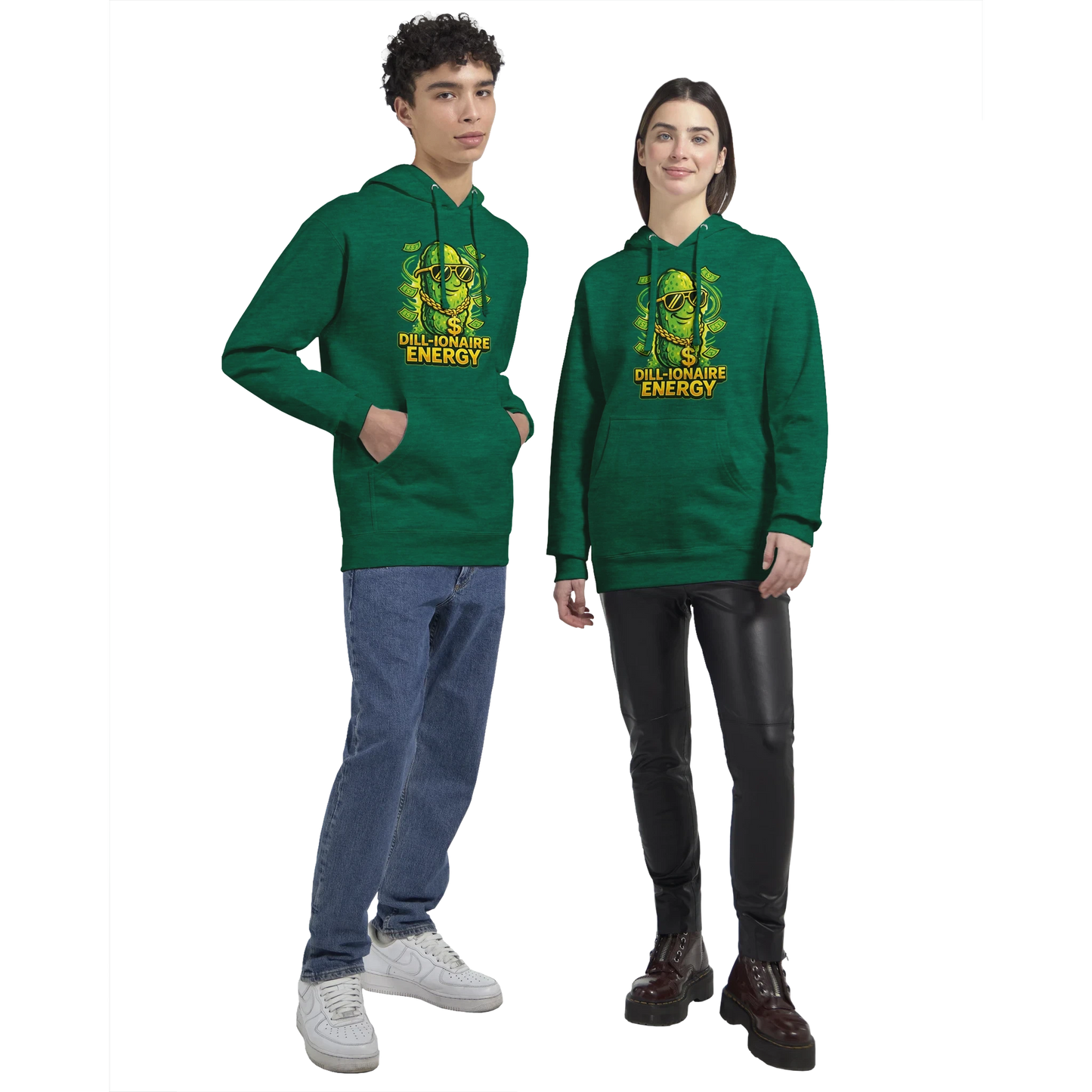 Dill-ionaire Energy Pickle Hoodie