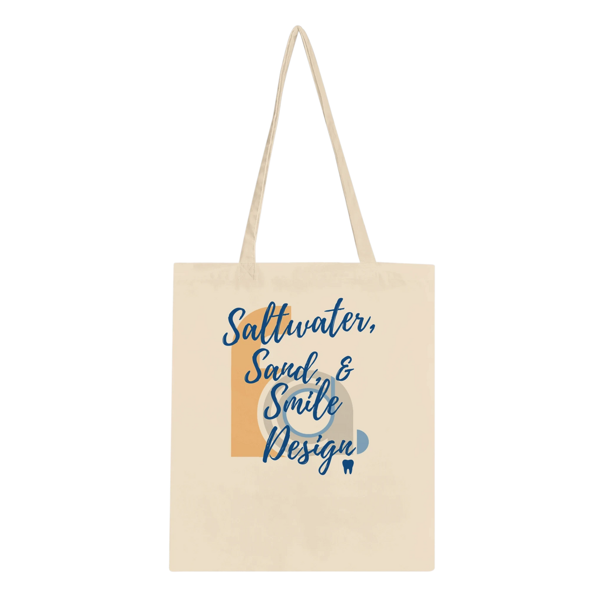 FACD Saltwater Sand Smile Design Tote Bag