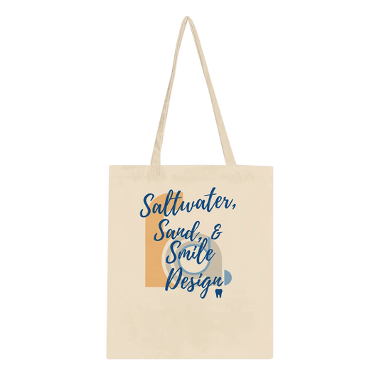 FACD Saltwater Sand Smile Design Tote Bag