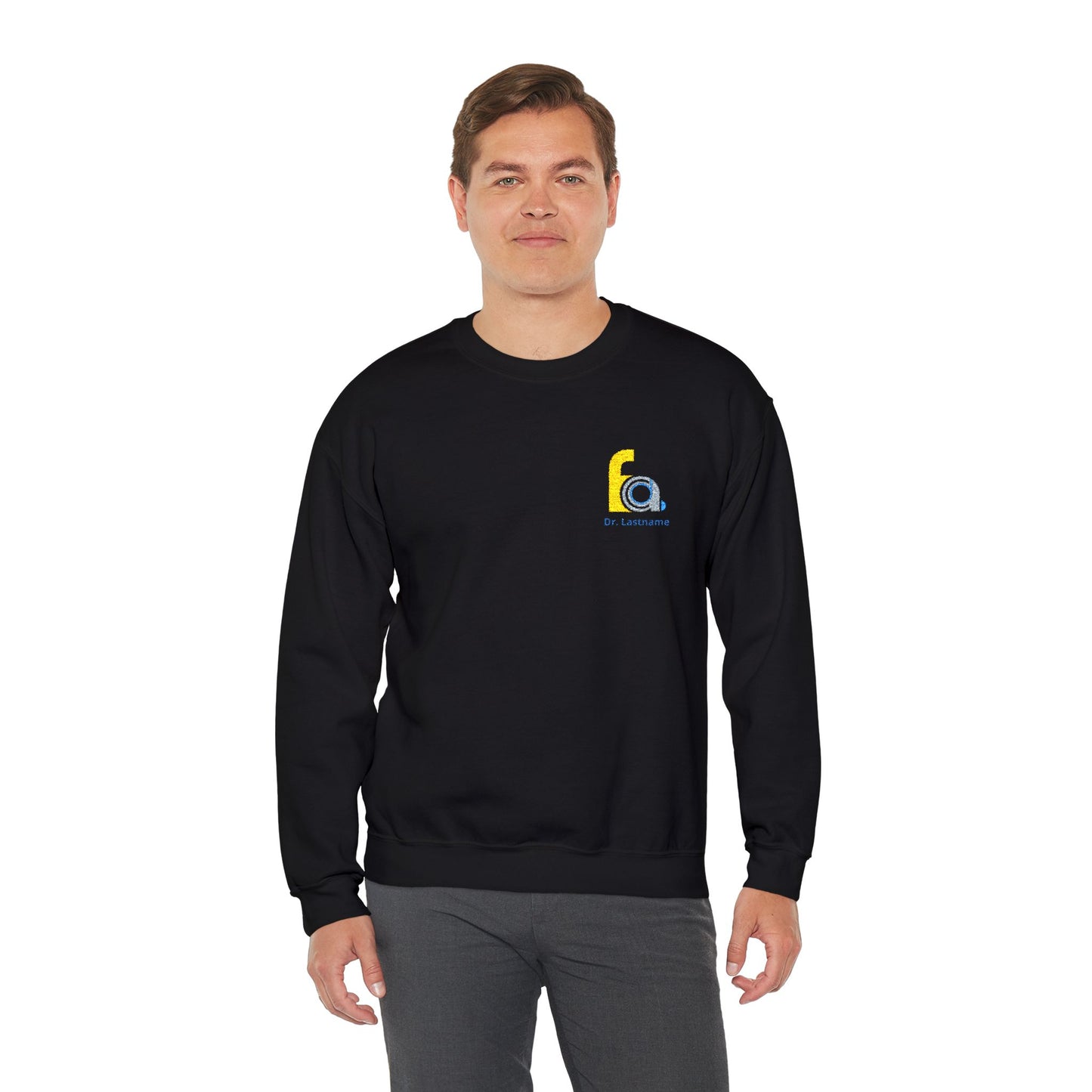 FACD Embroidered Logo Personalized Sweatshirt