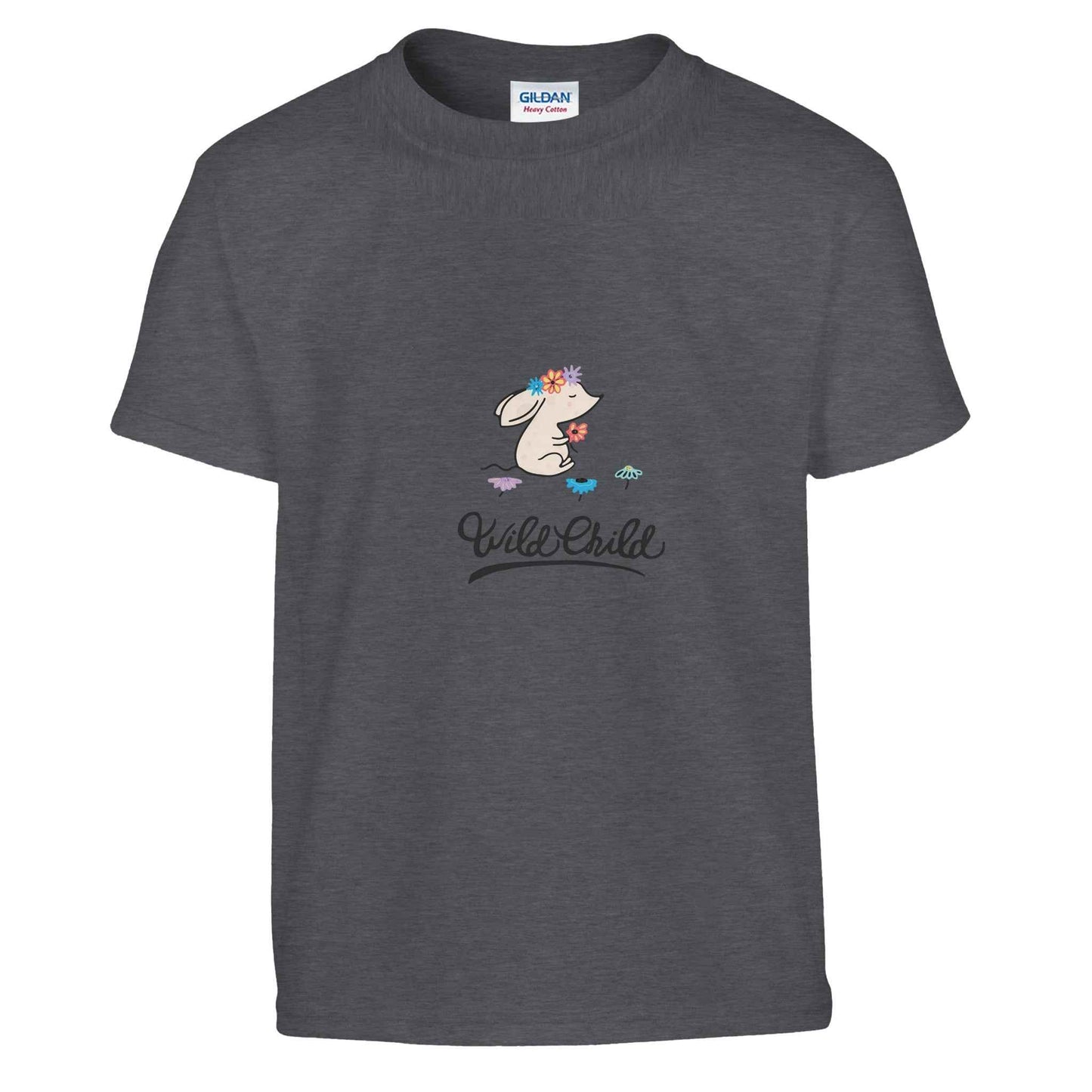 Boho Mouse Kids T-Shirt – Wild Child Floral Charm in your choice of vibrant hues!