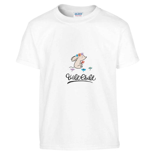 Boho Mouse Kids T-Shirt – Wild Child Floral Charm in your choice of vibrant hues!