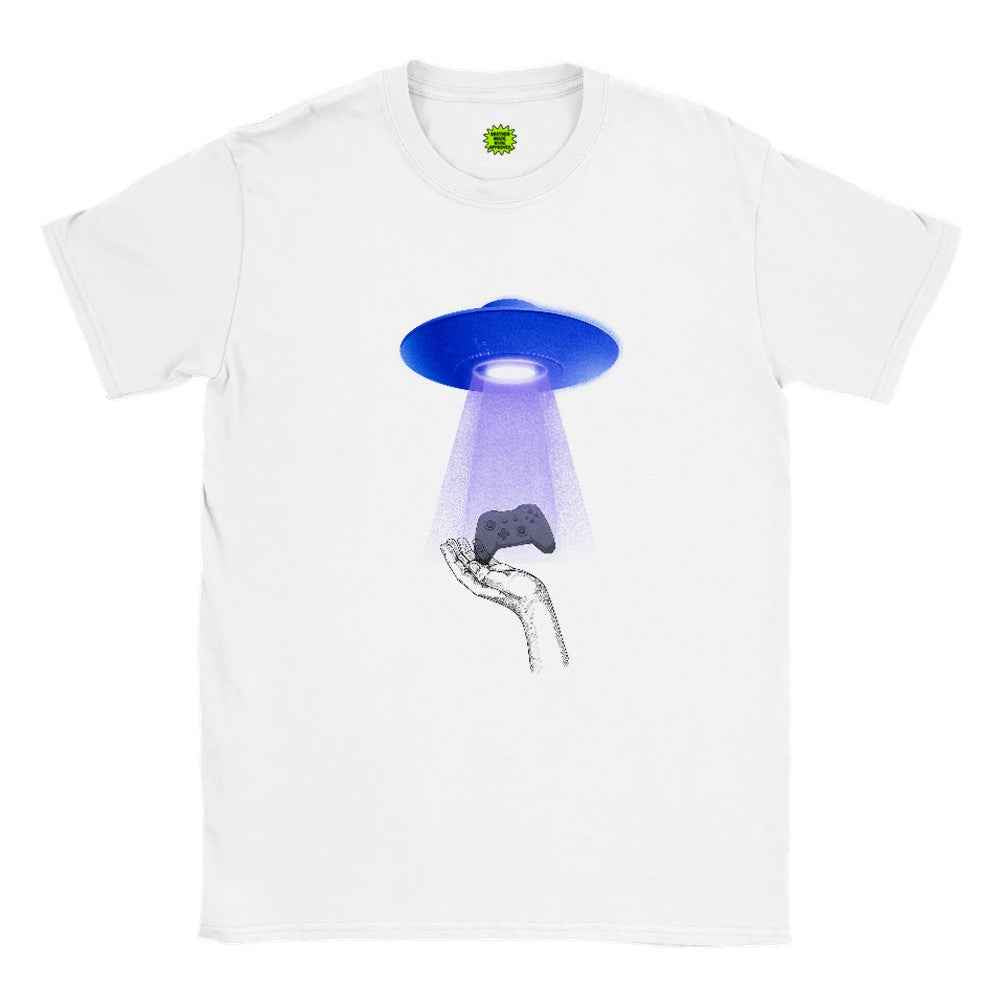 UFO Gamer T-Shirt – Abducted by Gaming Tee (Sibling Rivalrze Collection) - F4 Custom Prints