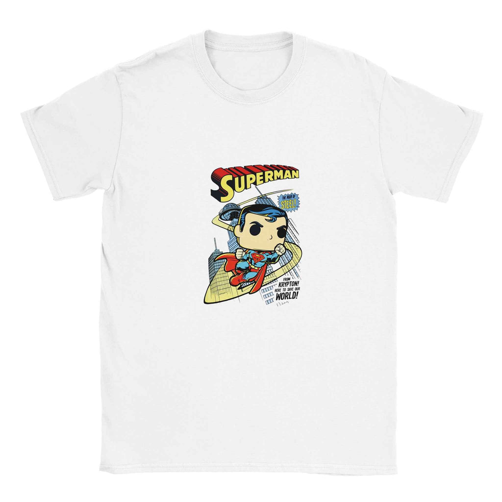 Funko Pop! Superman T-Shirt – Heroic Comic-Inspired Graphic Tee in Multiple Colors