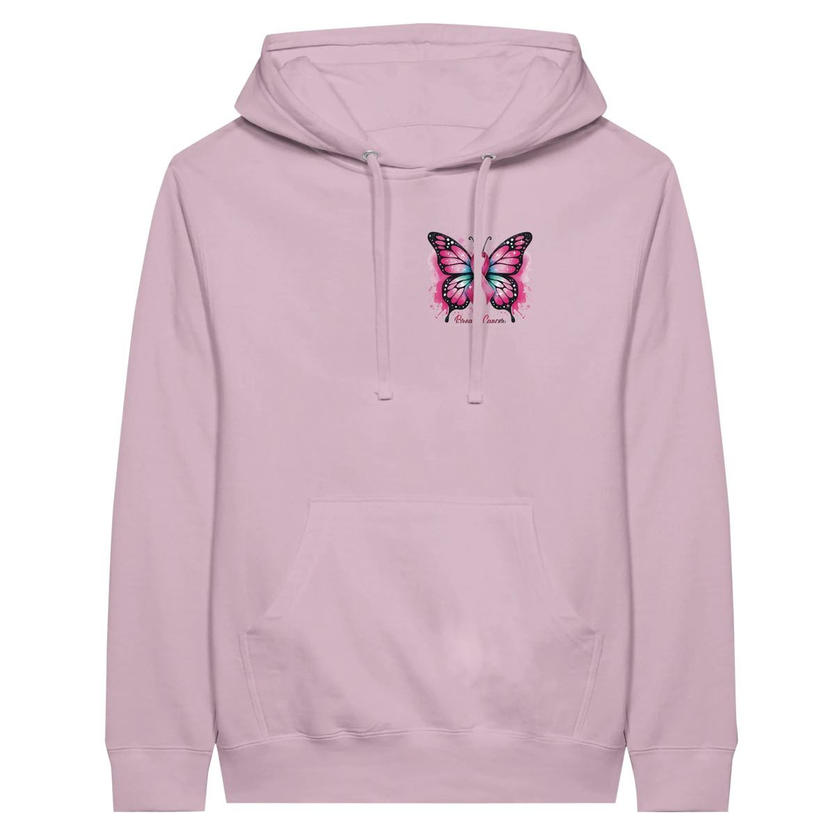 Breast Cancer Warrior Butterfly Hoodie