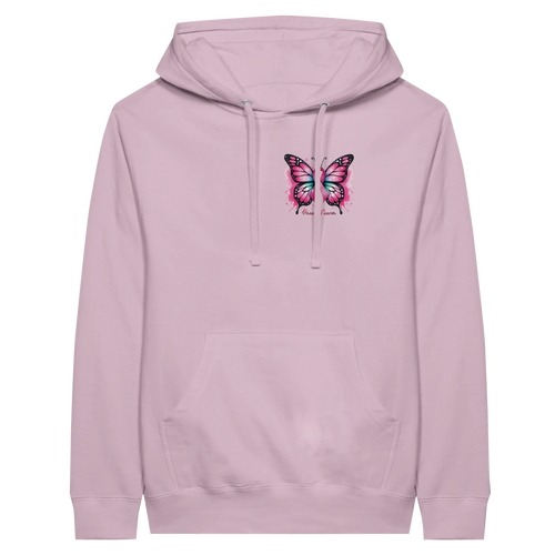 Breast Cancer Warrior Butterfly Hoodie