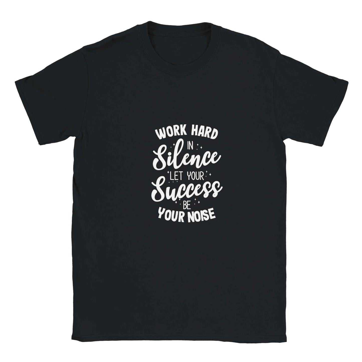 Work Hard In Silence Graphic Tee – Premium Comfort & Bold Style for Everyday Wear