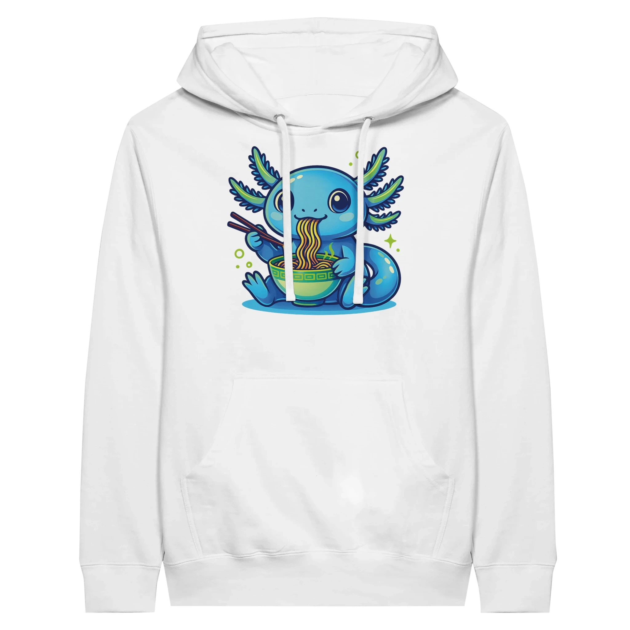Kawaii Axolotl Ramen Hoodie