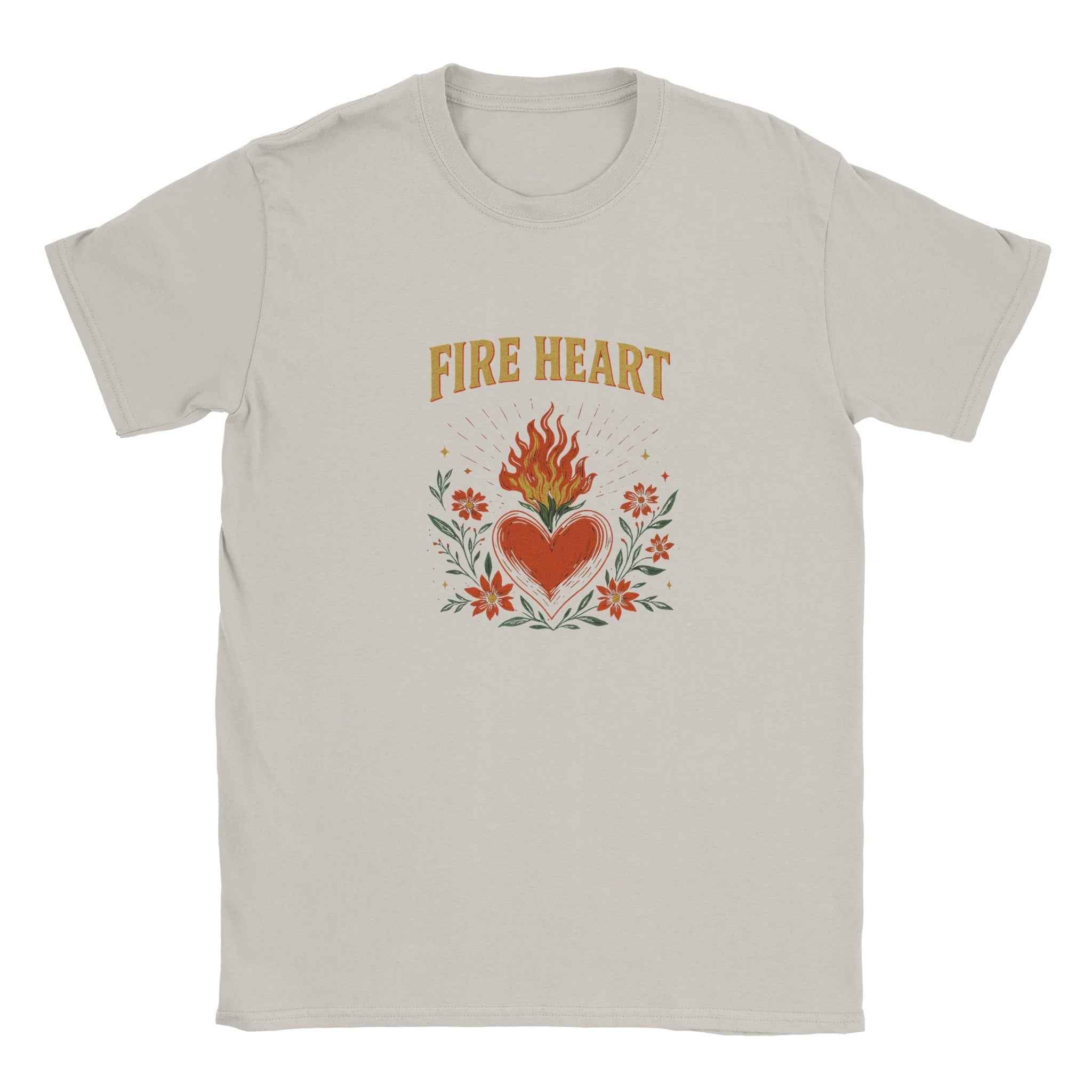 Fire Heart T-Shirt – Fantasy Romance Bookish Tee Inspired by TOG