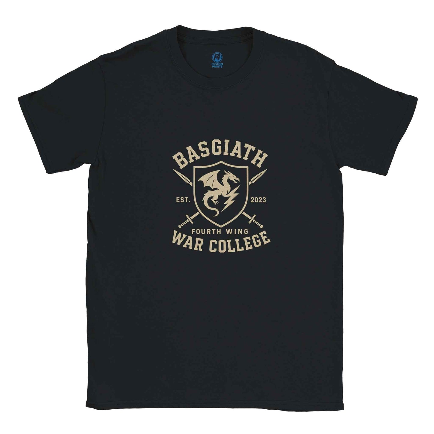 "Basgiath War College" Bookish T-Shirt – Fourth Wing Dragon Rider Design