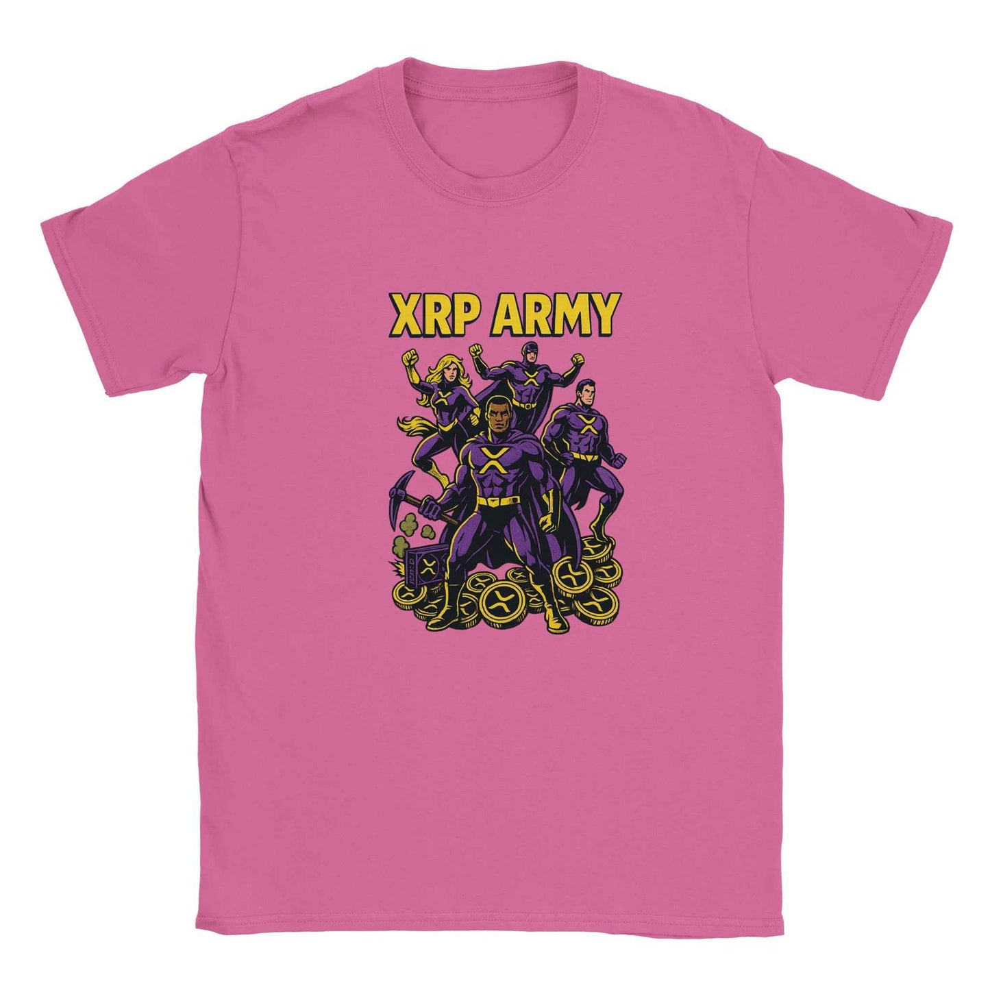 XRP Army T-Shirt – Superheroes of Crypto Graphic Tee