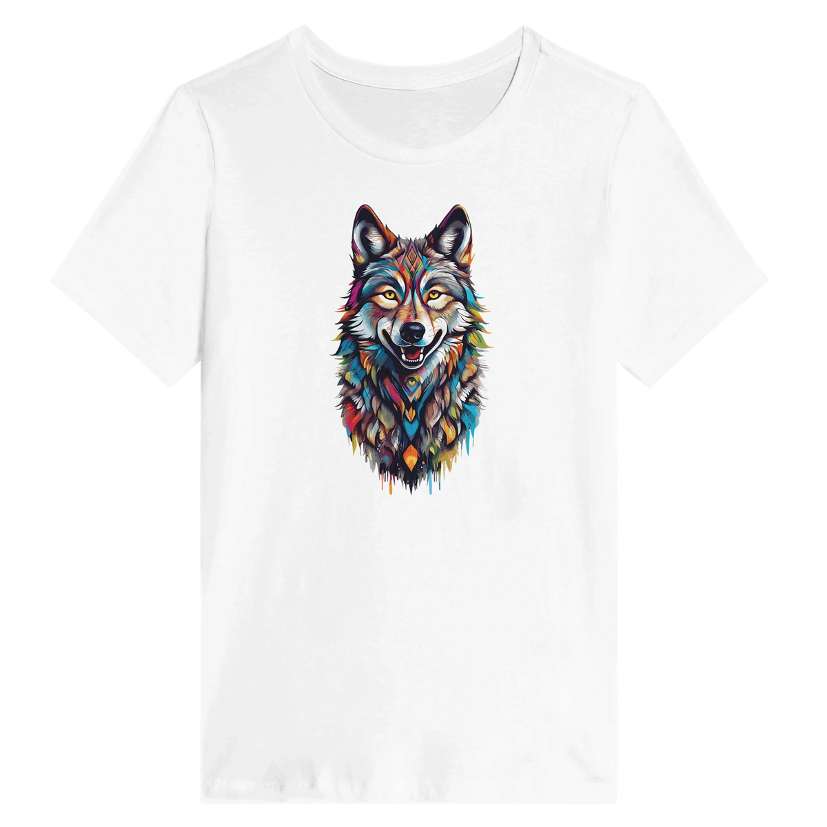 Women’s Cosmic Wolf Graphic T-Shirt