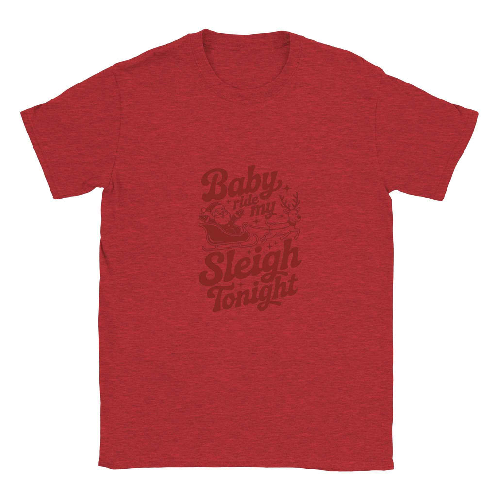 Baby Ride My Sleigh Tonight Christmas Shirt – Festive Holiday Graphic Tee for All