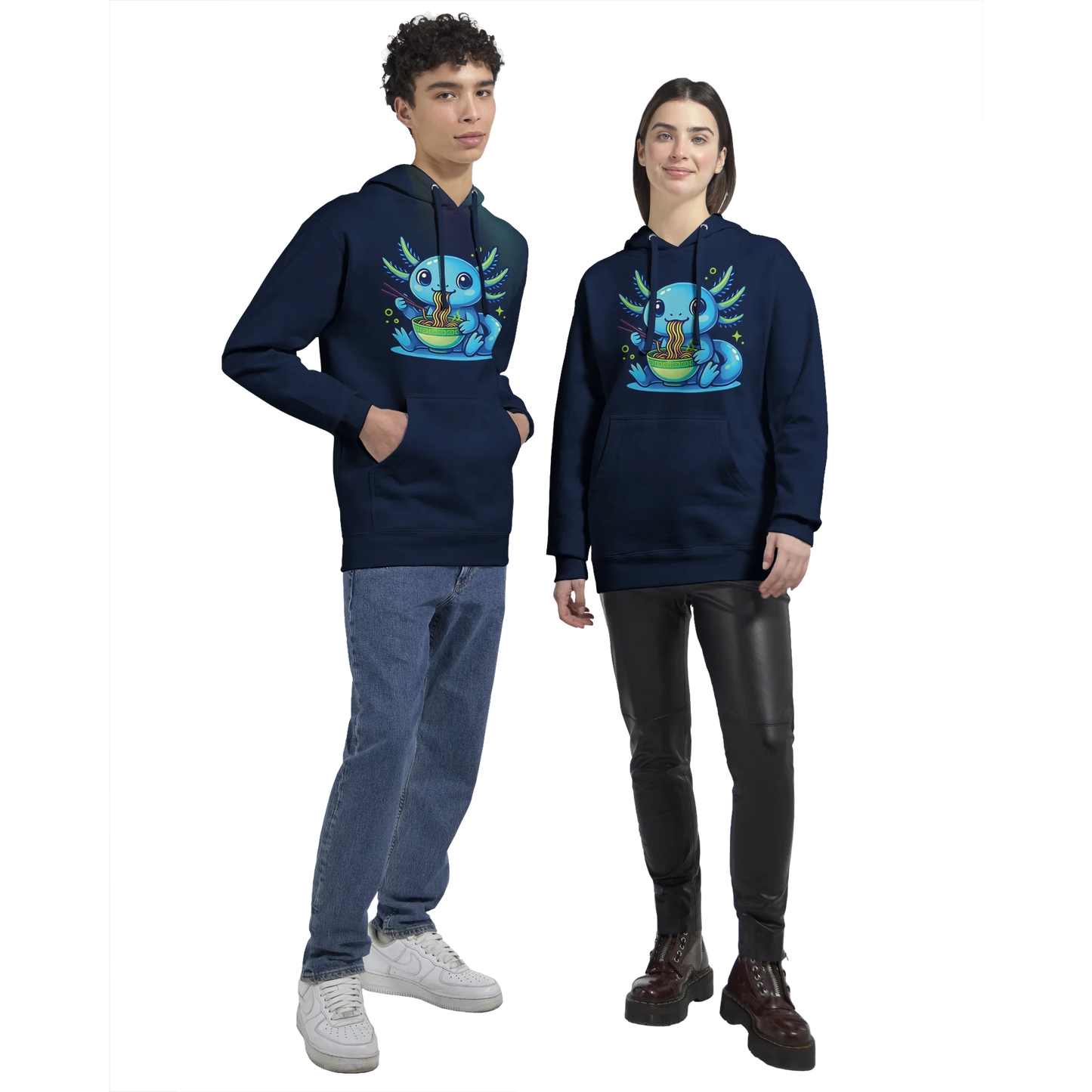 Kawaii Axolotl Ramen Hoodie