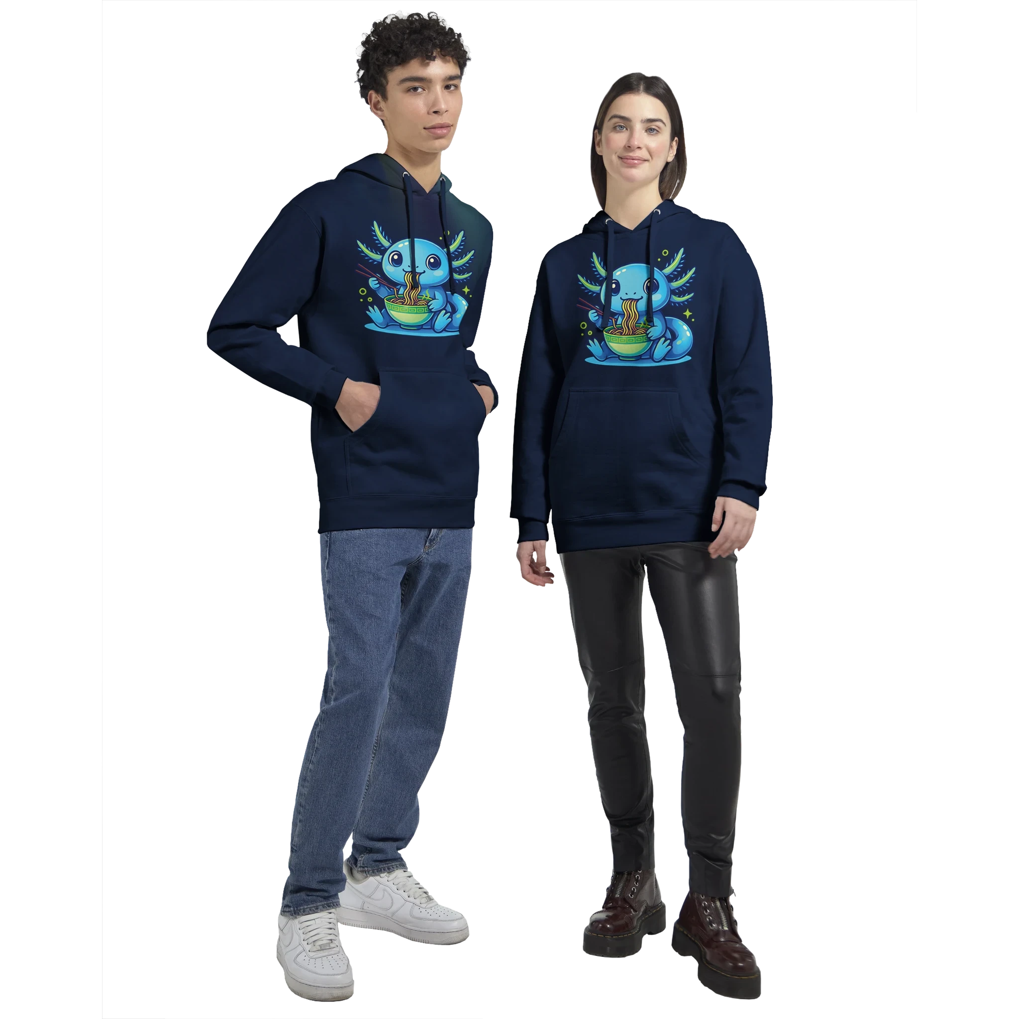 Kawaii Axolotl Ramen Hoodie