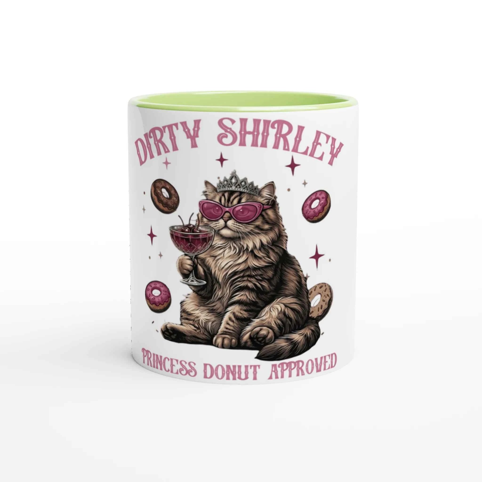 Dirty Shirley 11oz Coffee Mug with Color Inside