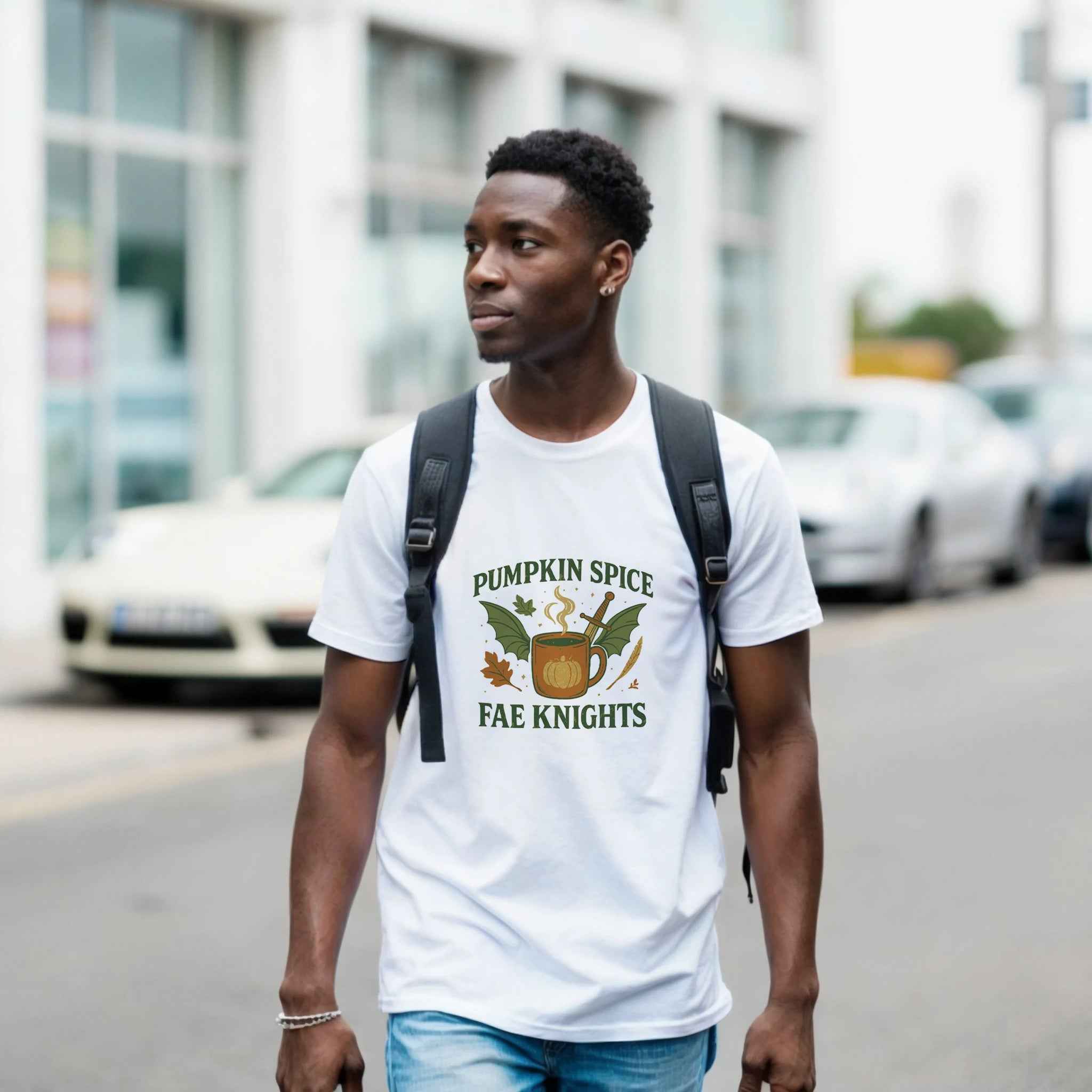 Pumpkin Spice Fae Knights T-Shirt – Fantasy Fall Bookish Tee