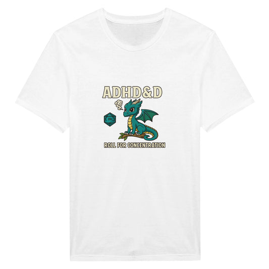ADHD&D Roll for Concentration Shirt - F4 Custom Prints