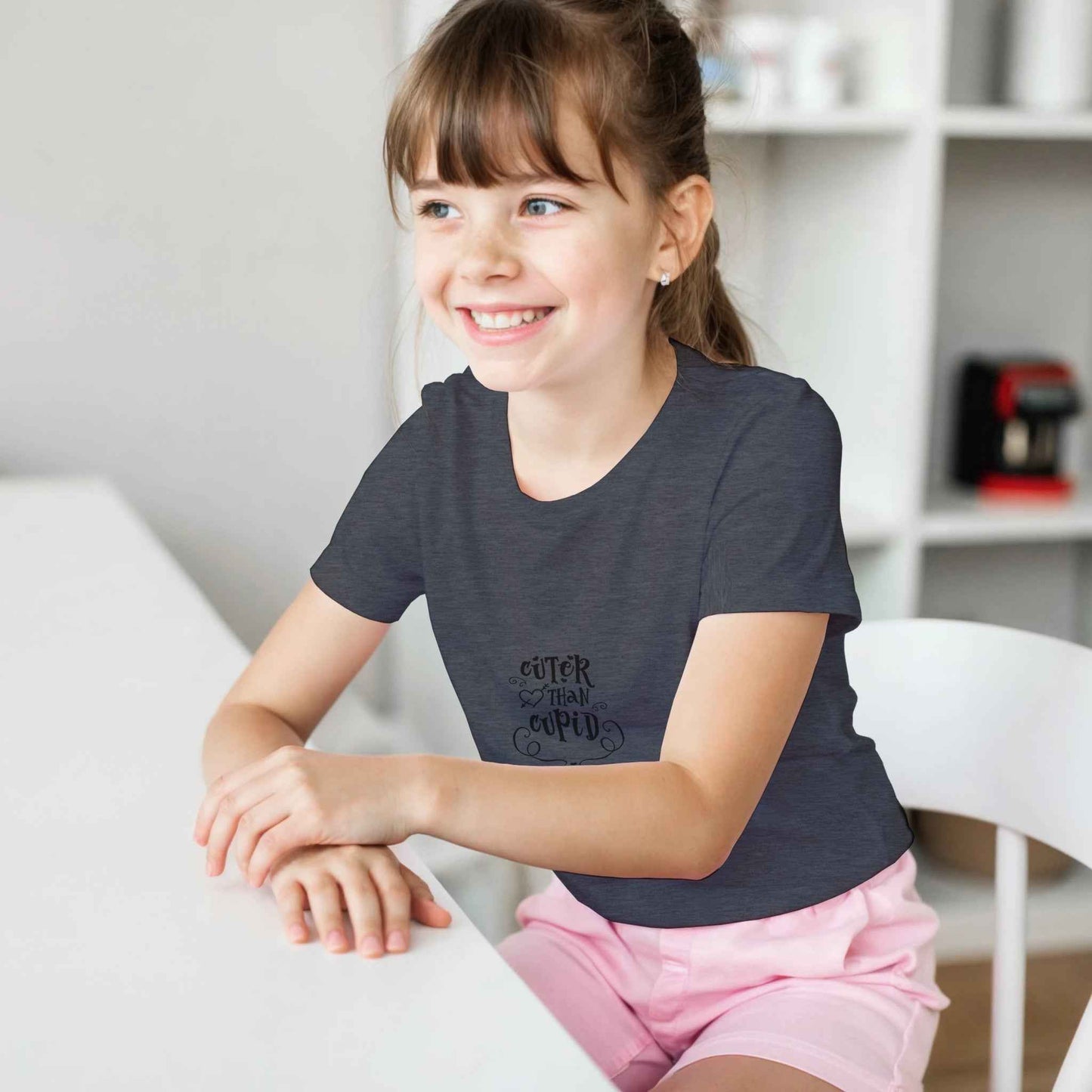 Abstract Waves Kids T-Shirt – Dynamic Artistic Design in Vibrant Hues