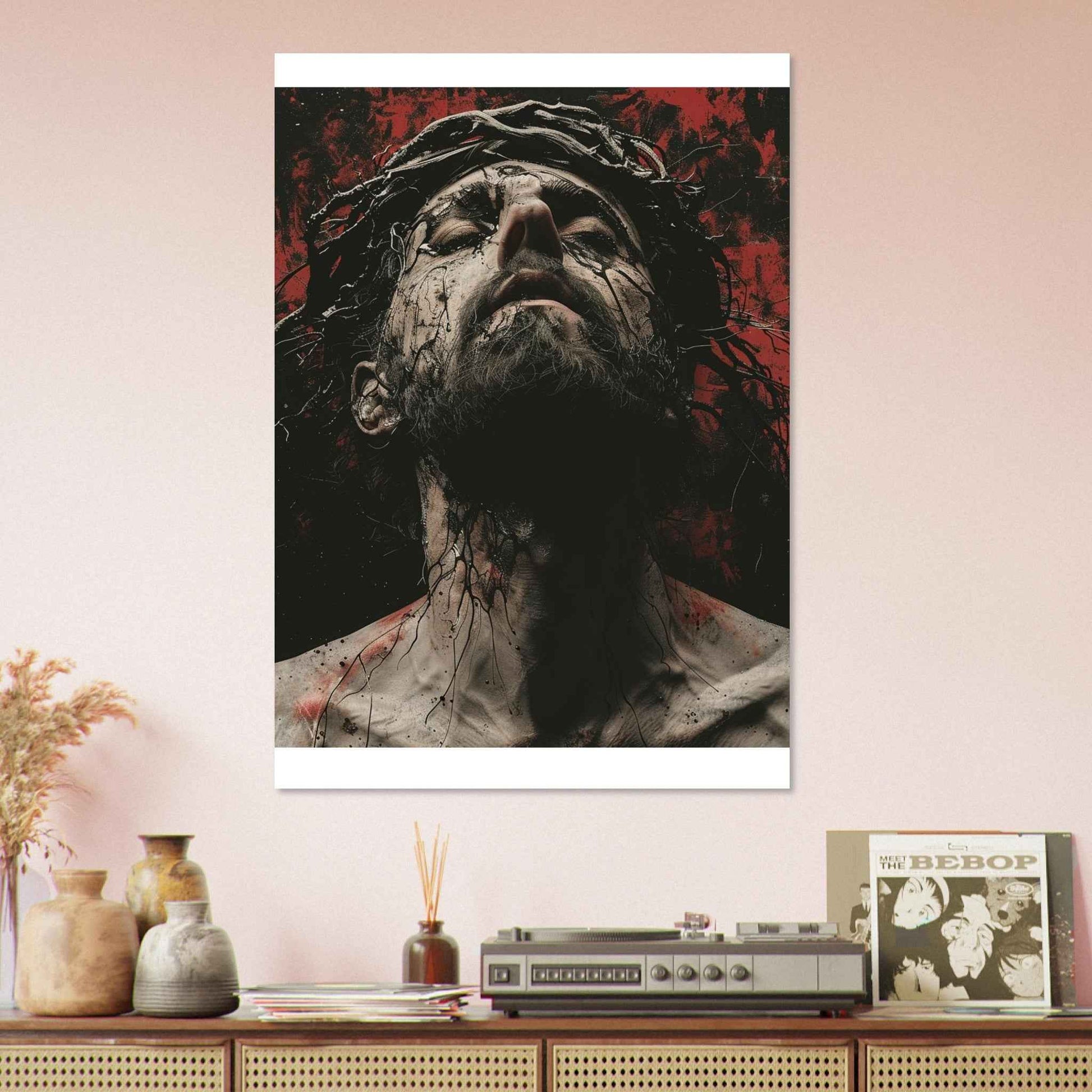 “The Passion” Poster – Dramatic & Intense Religious Wall Art (Multiple Sizes Available)