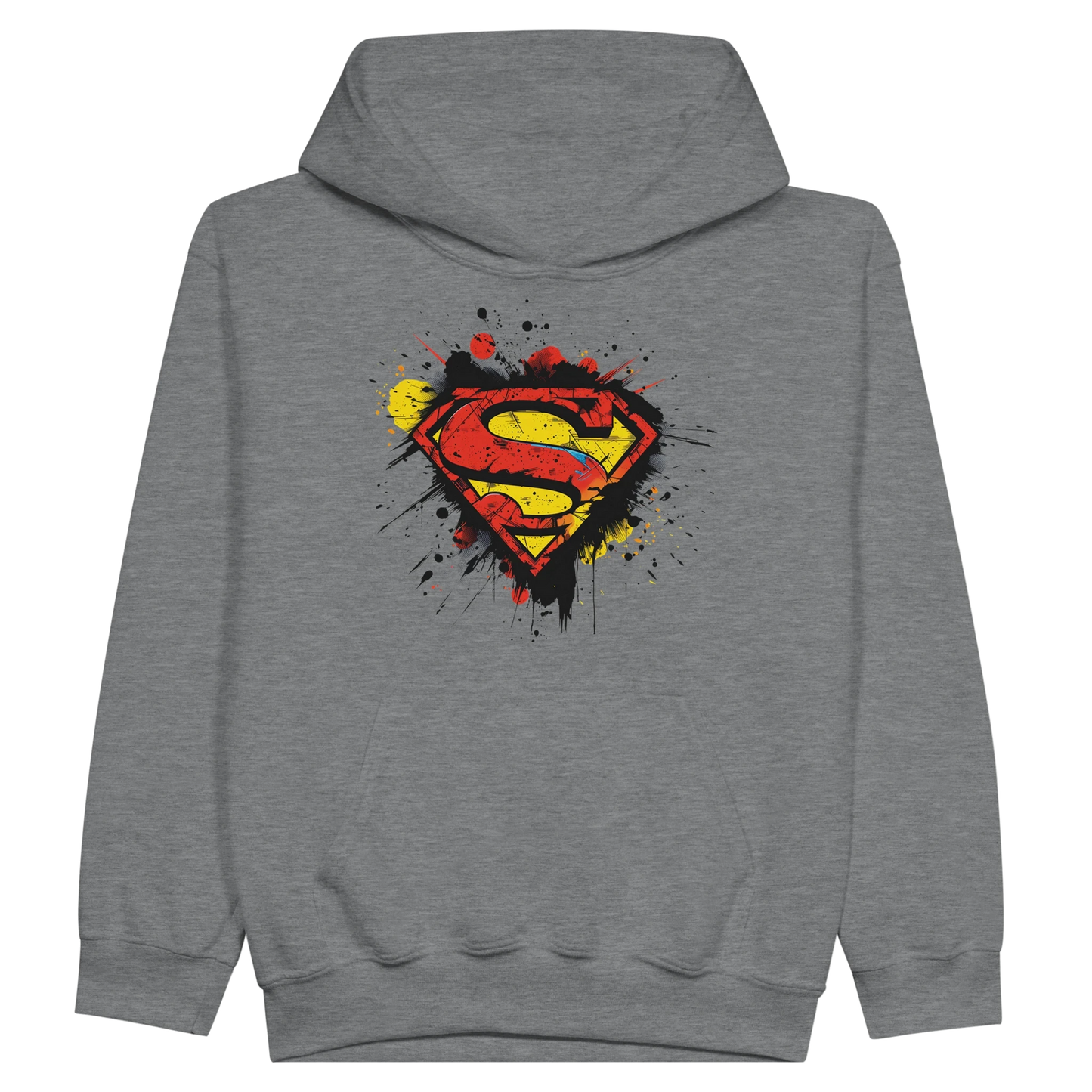 Kids Superman Splatter Shield Hoodie