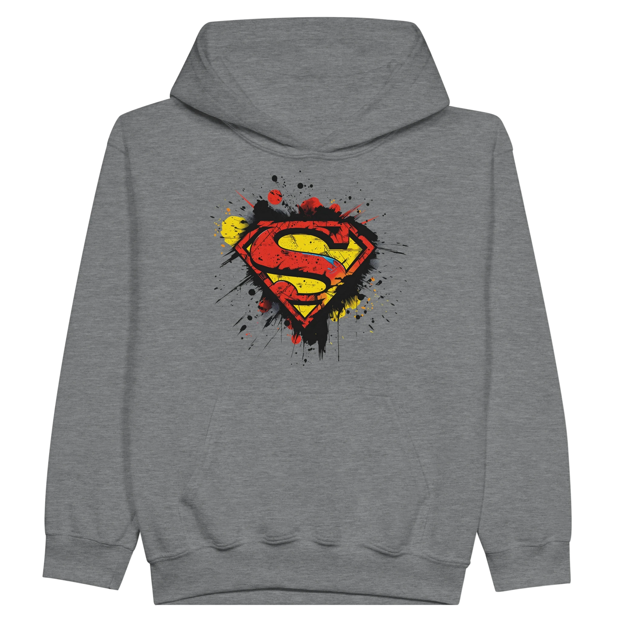 Kids Superman Splatter Shield Hoodie