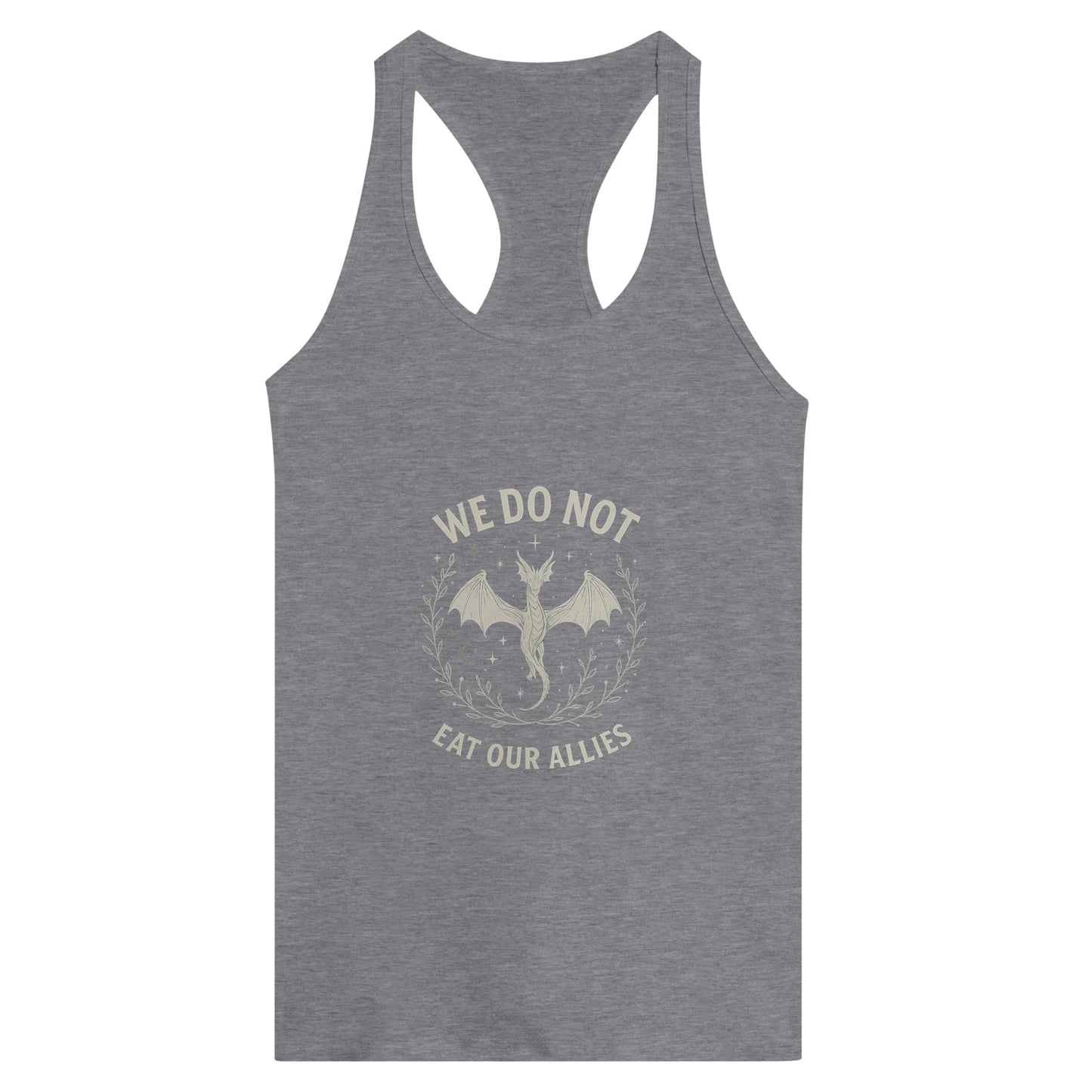 Forth Wing Quote Women’s Racerback Tank – Dragon Alliance Fantasy Top - F4 Custom Prints